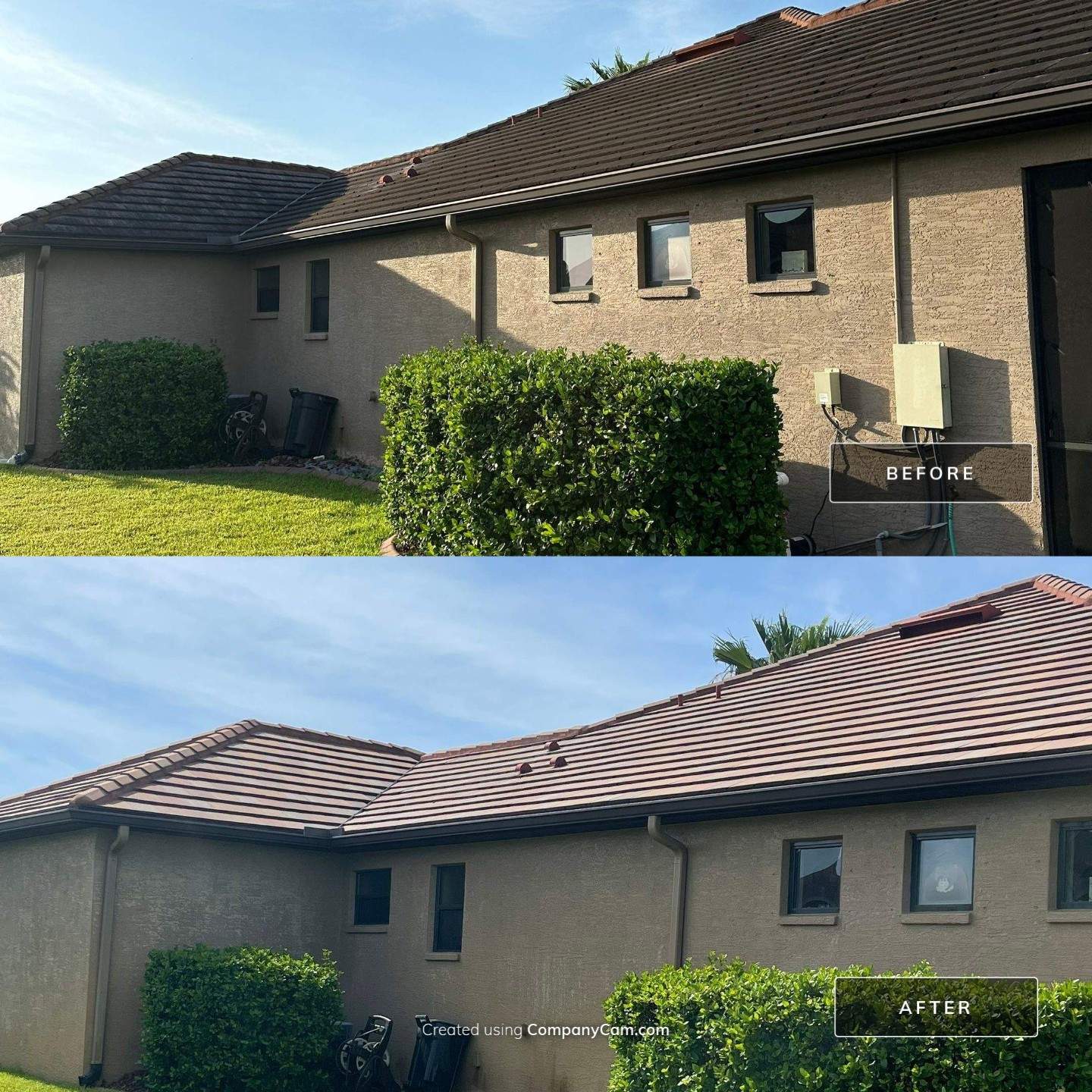 🏡 Tile Roof Cleaning – Gamble Creek Estates, Parrish, FL by Sunshine AquaWash