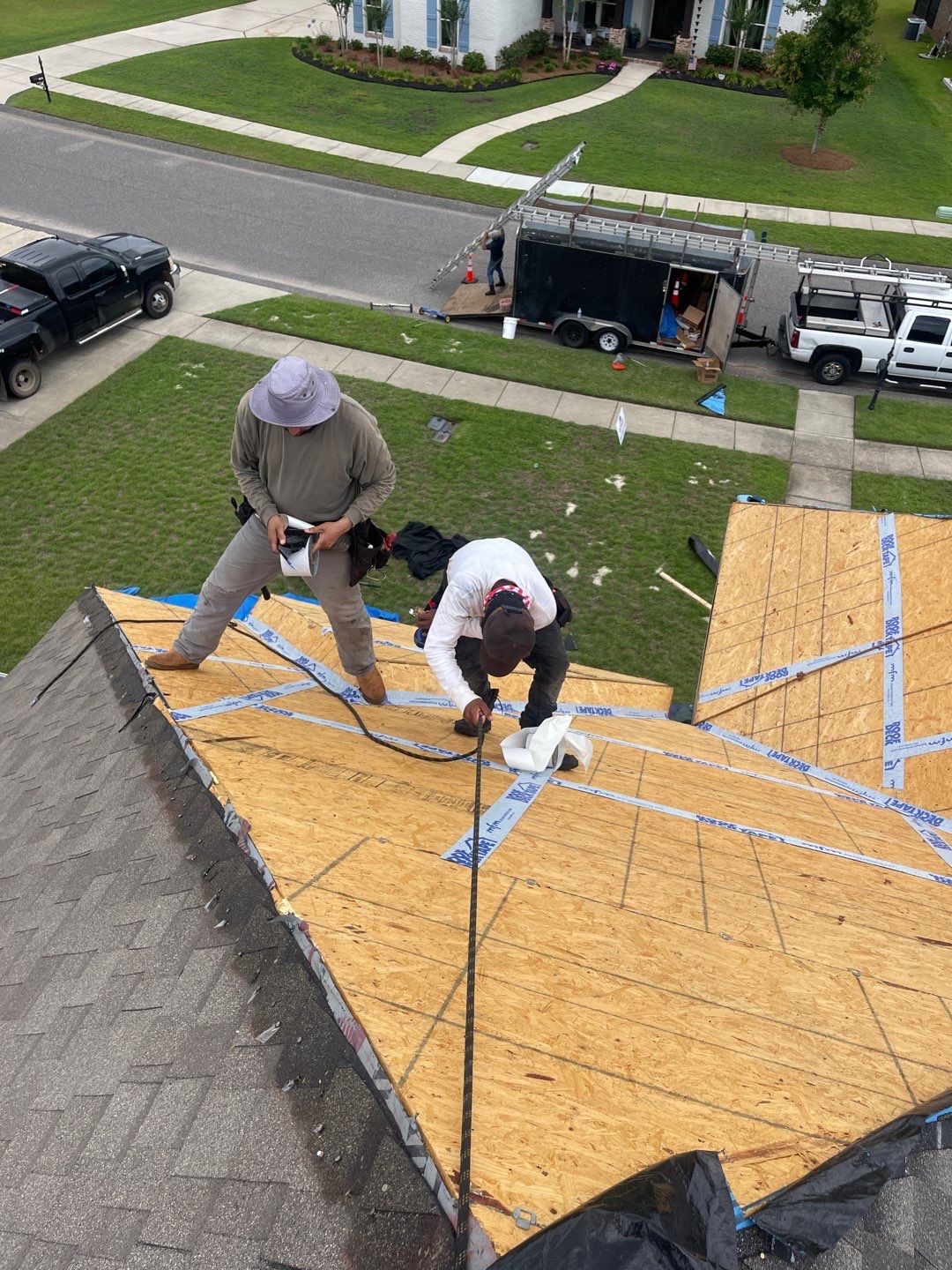 Residential Roofing Installation using Roof Replacement by American Roofing & Construction LLC
