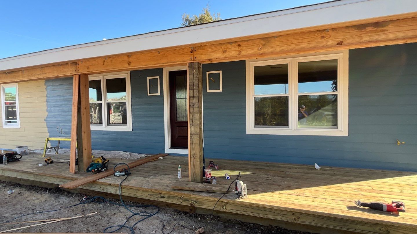 Customized Cabin by Bayfront Roofing and Construction