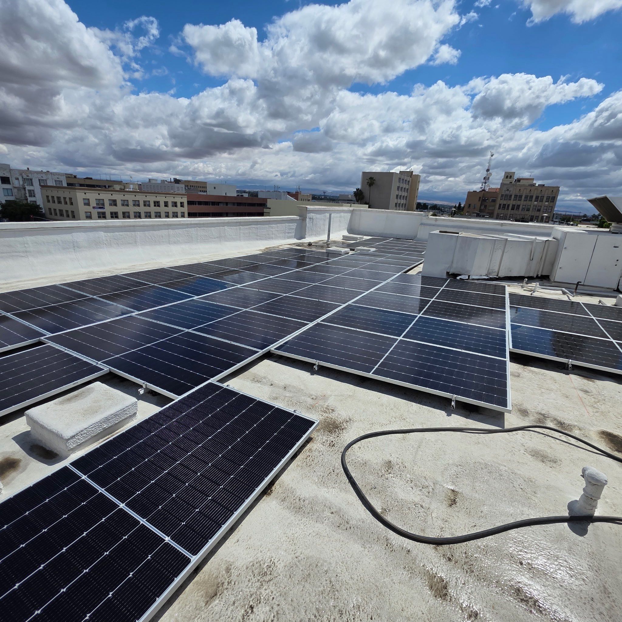 Commercial Solar Panel Cleaning by Palm Coast Solar Cleaning