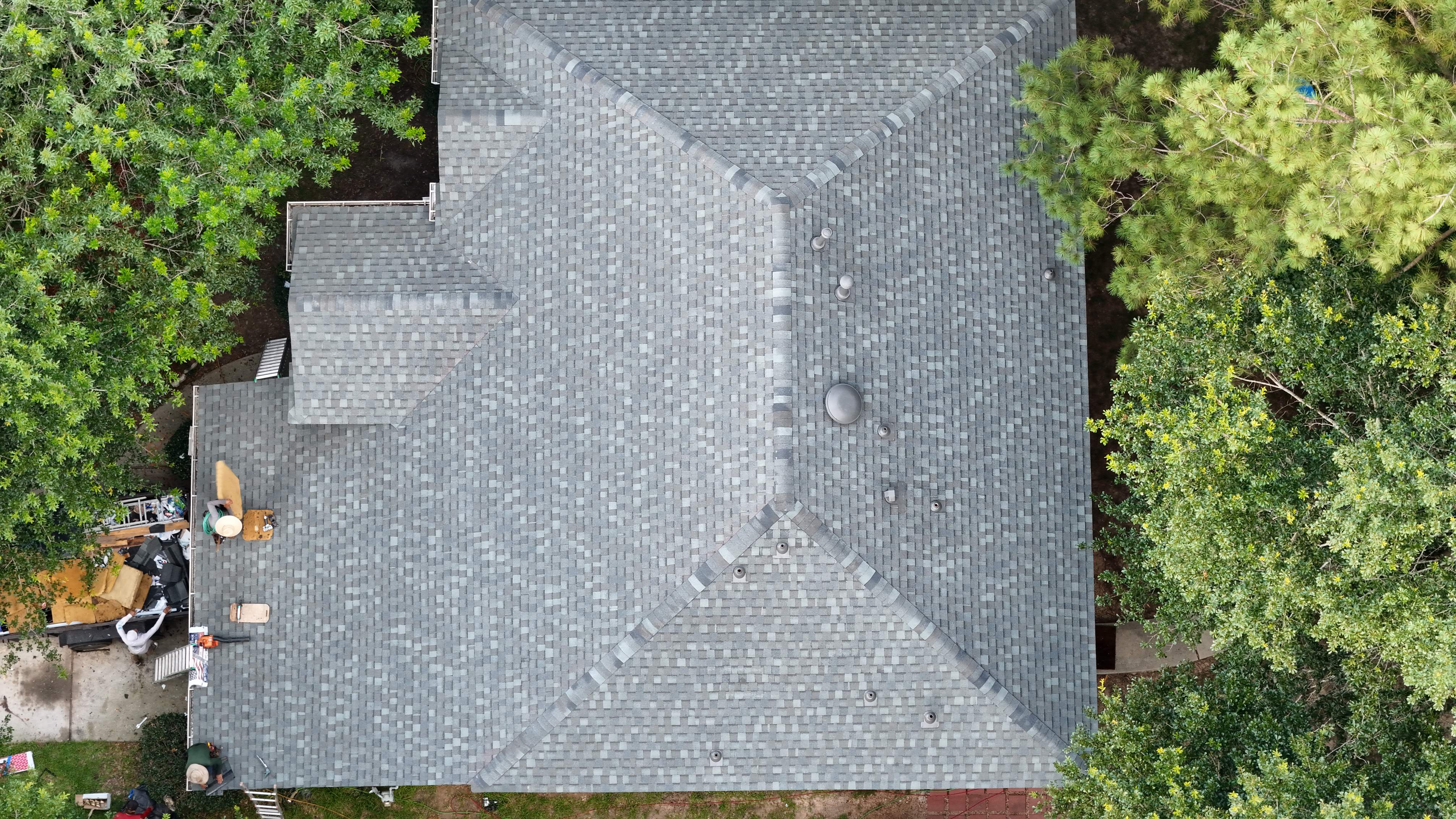 Complete Roof Replacement Under the Pines — The Woodlands Area, TX by PL Roofing & SB Roofing, LLC.