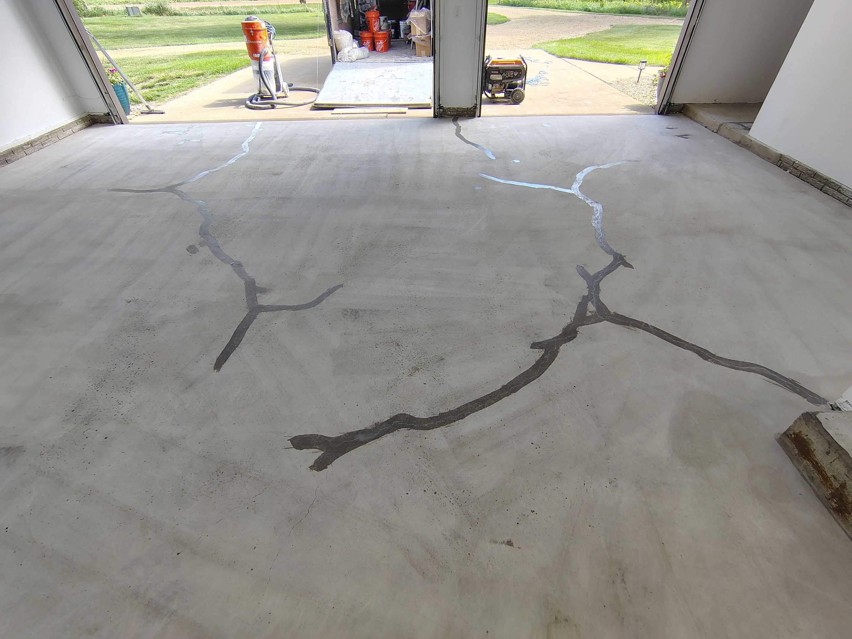 Hartford Garage Concrete Coating With Orbit Flake Finish by Select Painting, Coatings & Garage Cabinets