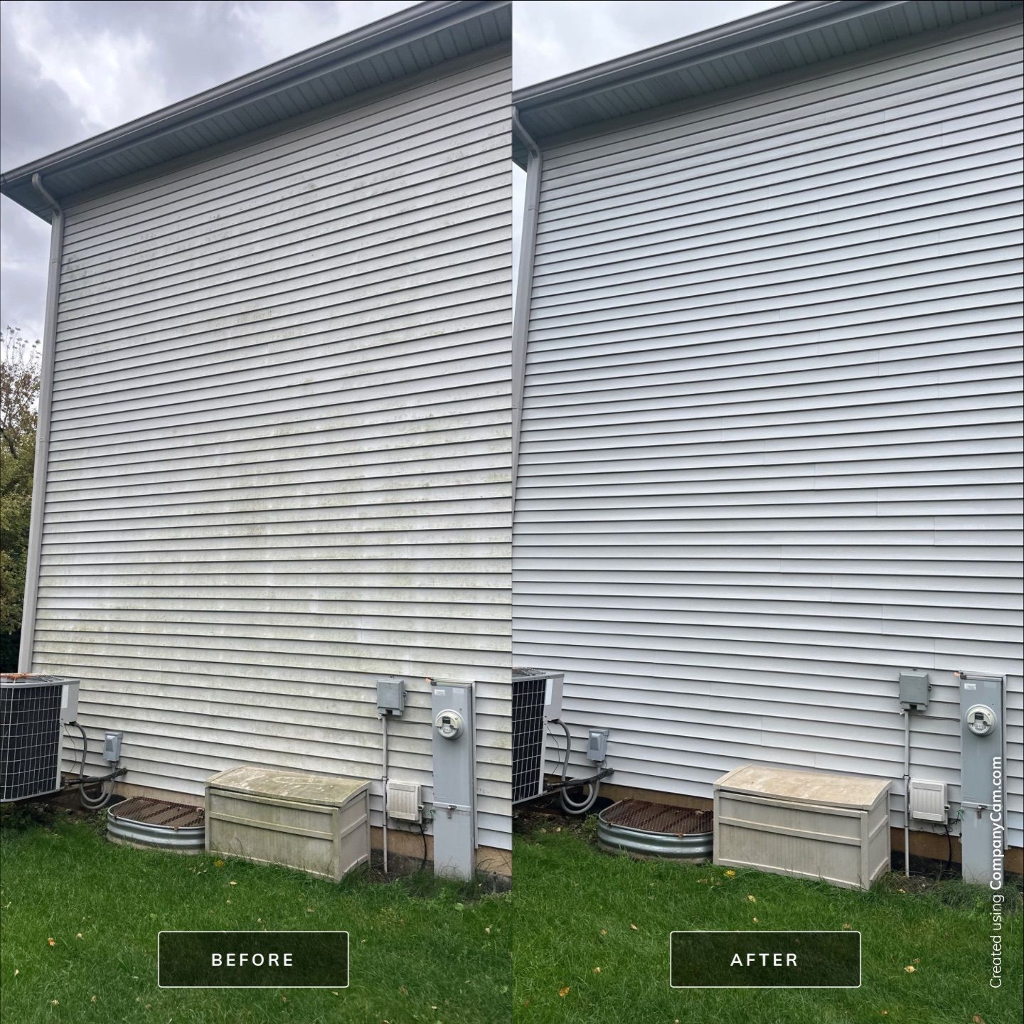 Project in Crystal Lake by Simmons Power & Soft Washing