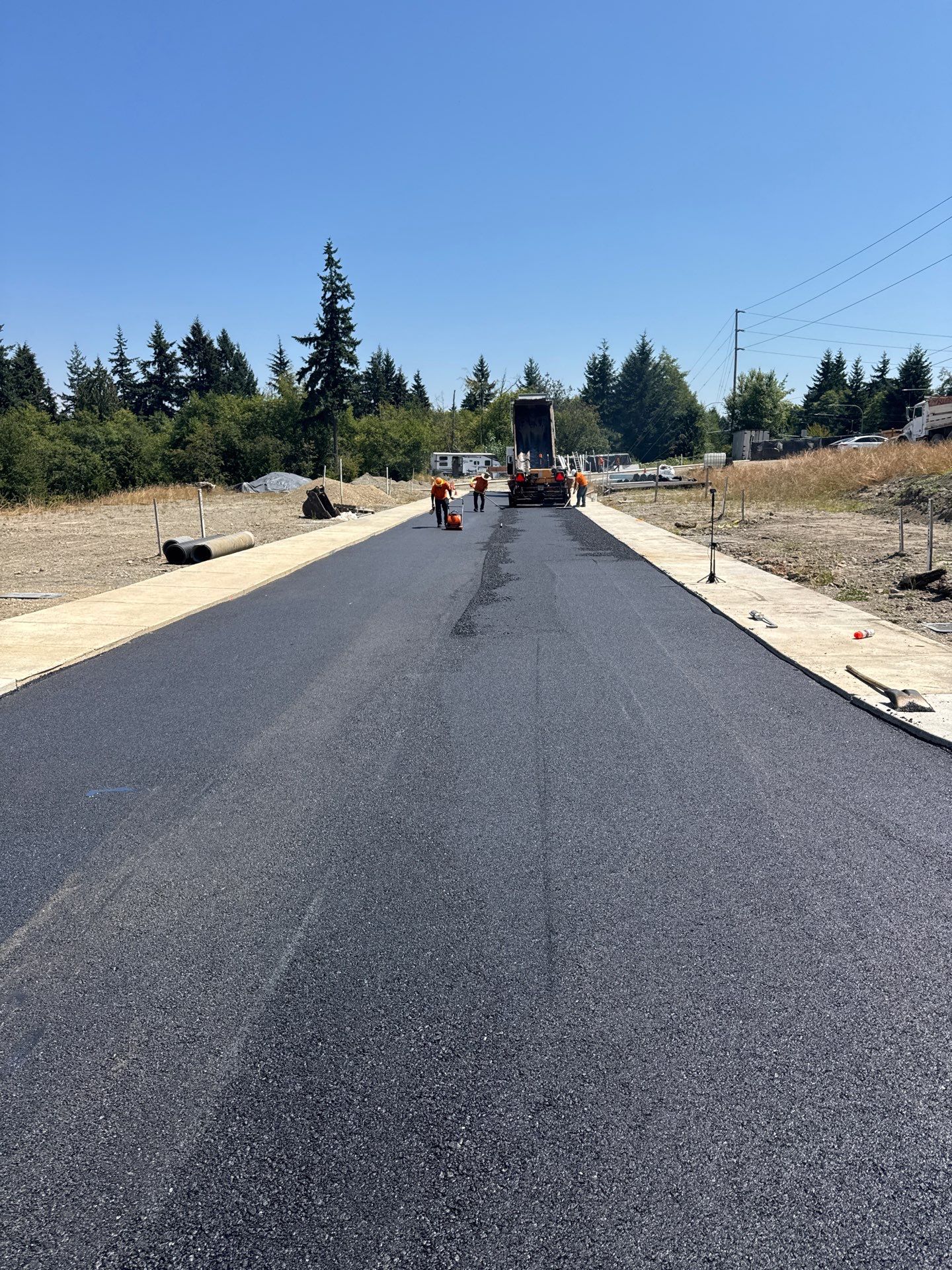 Asphalt Road Repair in Neighborhood  by Jireh Asphalt & Concrete Inc 