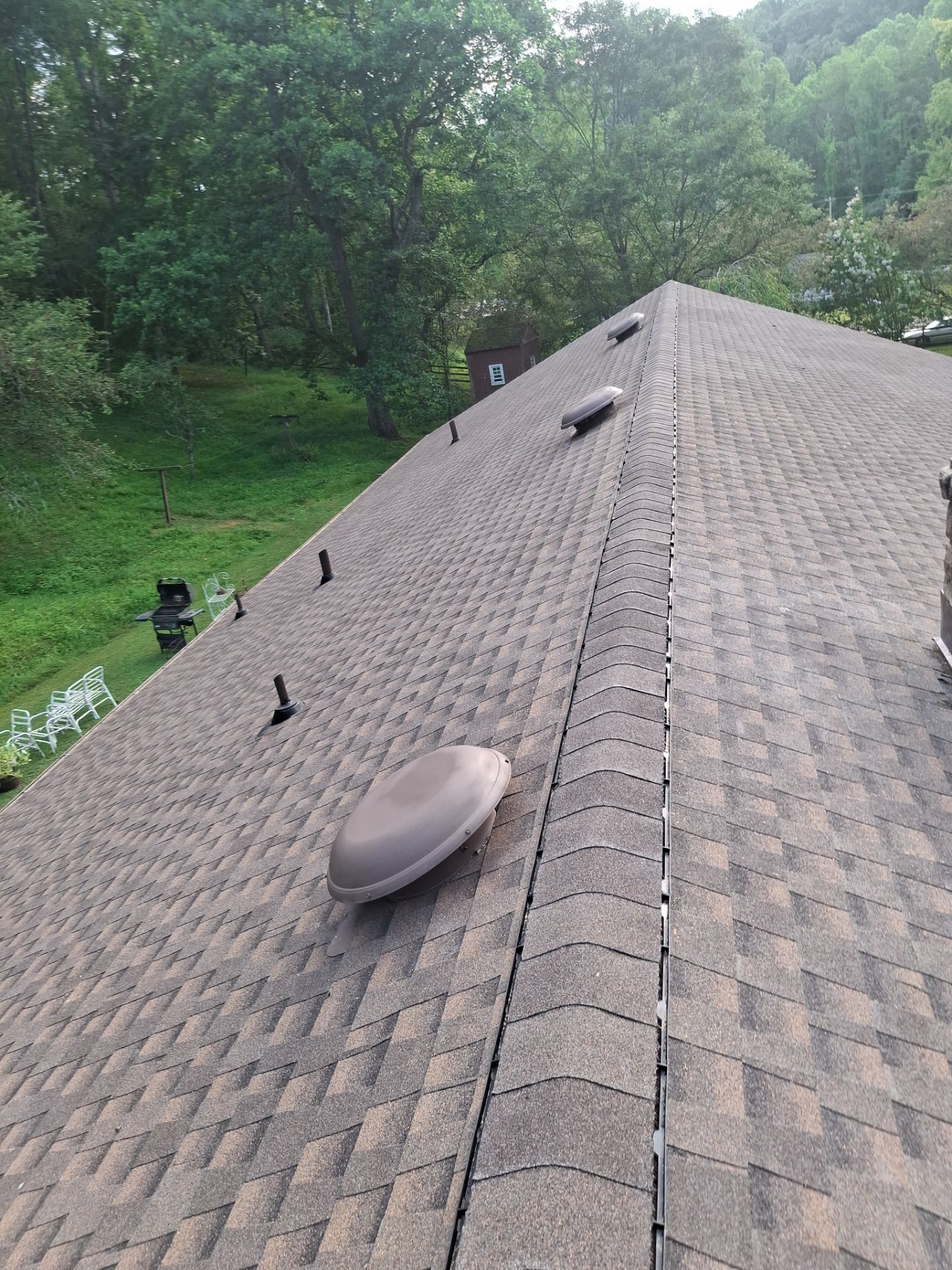 Residential Roofing Installation using GAF Timberline HDZ Barkwood by Rainstoppers Roofing