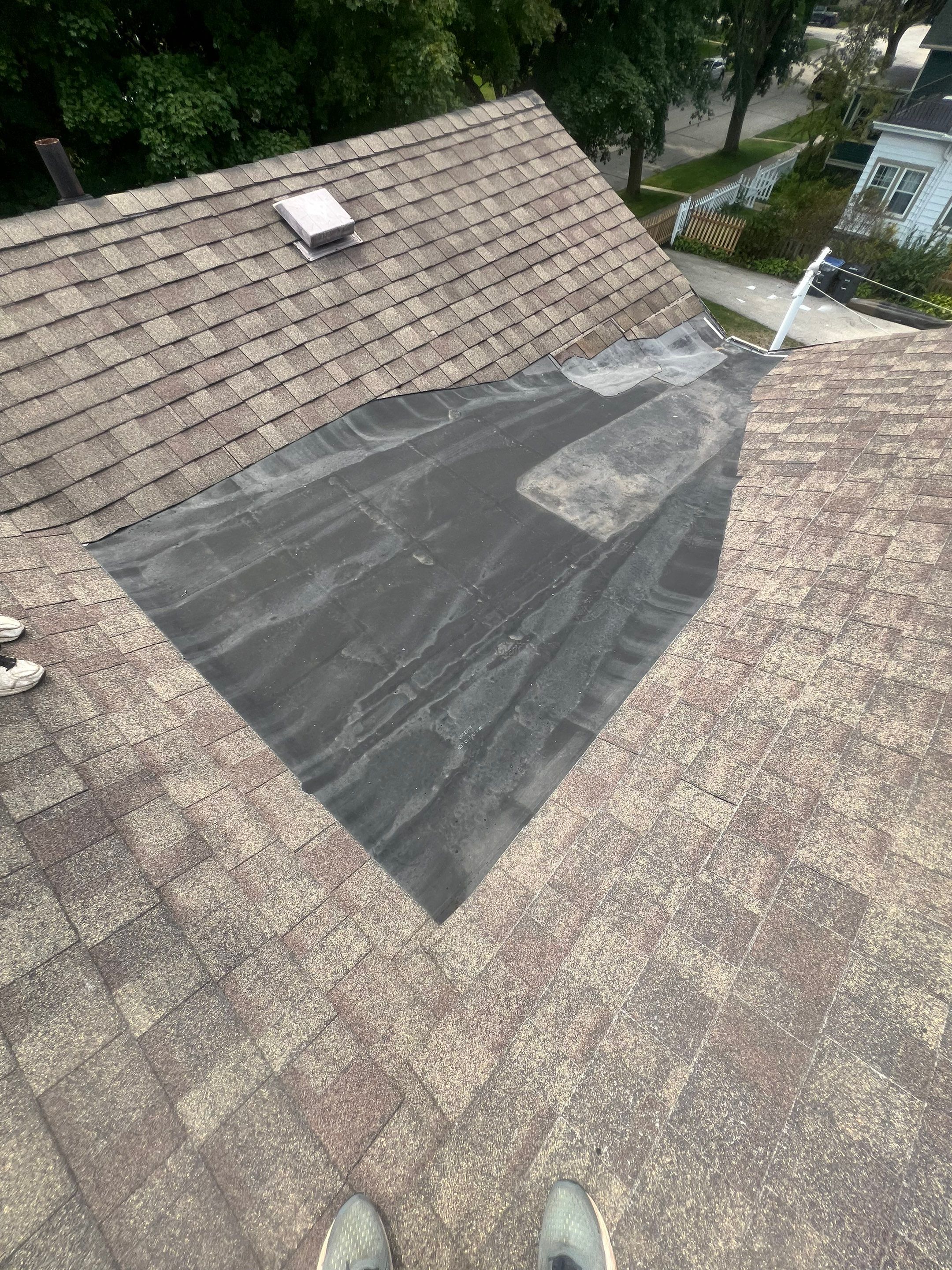 Residential Roofing Installation using GAF HDZ shingles by Gellings Roofing and Siding LLC