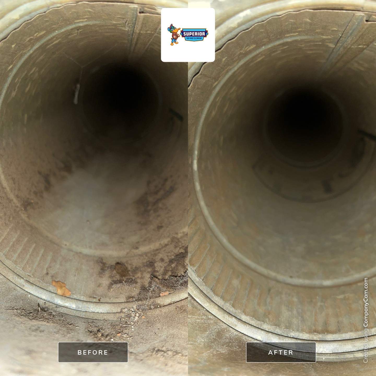 Air Duct Cleaning With a Vacuum Truck in New Castle, PA by Superior Air Duct Cleaning