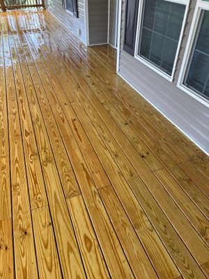 Deck using Wood Sealant