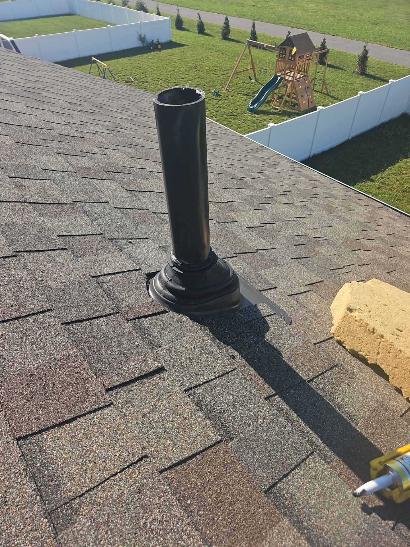 Roof Repair - Ridge Vent and Vent Flashing Boot Replacement by Winchester Roofing