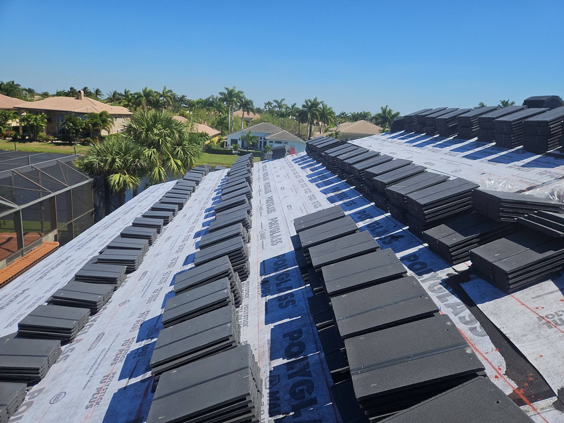 Residential Roofing Installation using WestLake Roofing Tile by BLUES BROTHERS ROOFING