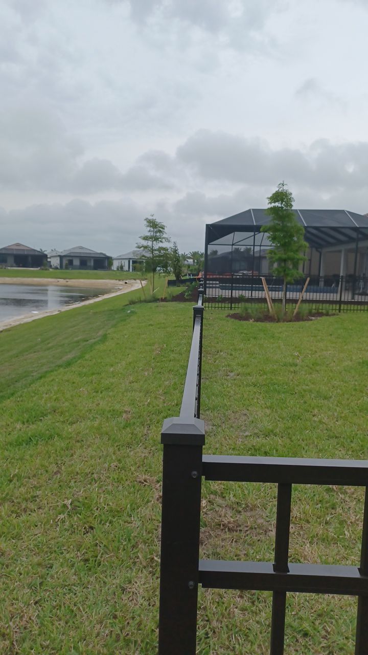 Nokomis, FL 4ft. Tall 3-Rail Bronze Aluminum  by Asap fence and gates, LLC