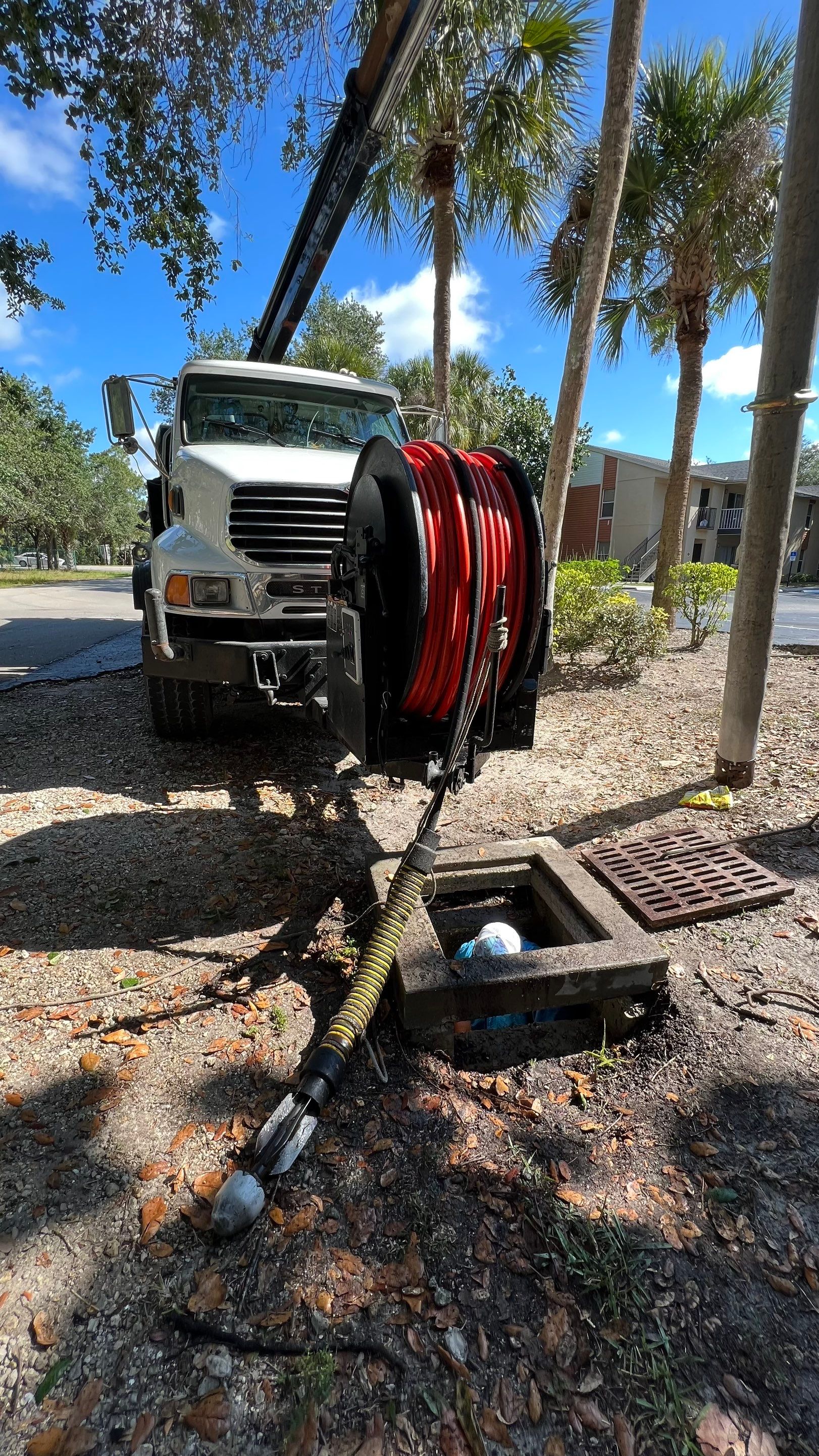 Apartment Complex Storm Water System Cleaning and Maintenance by APS Power & Water