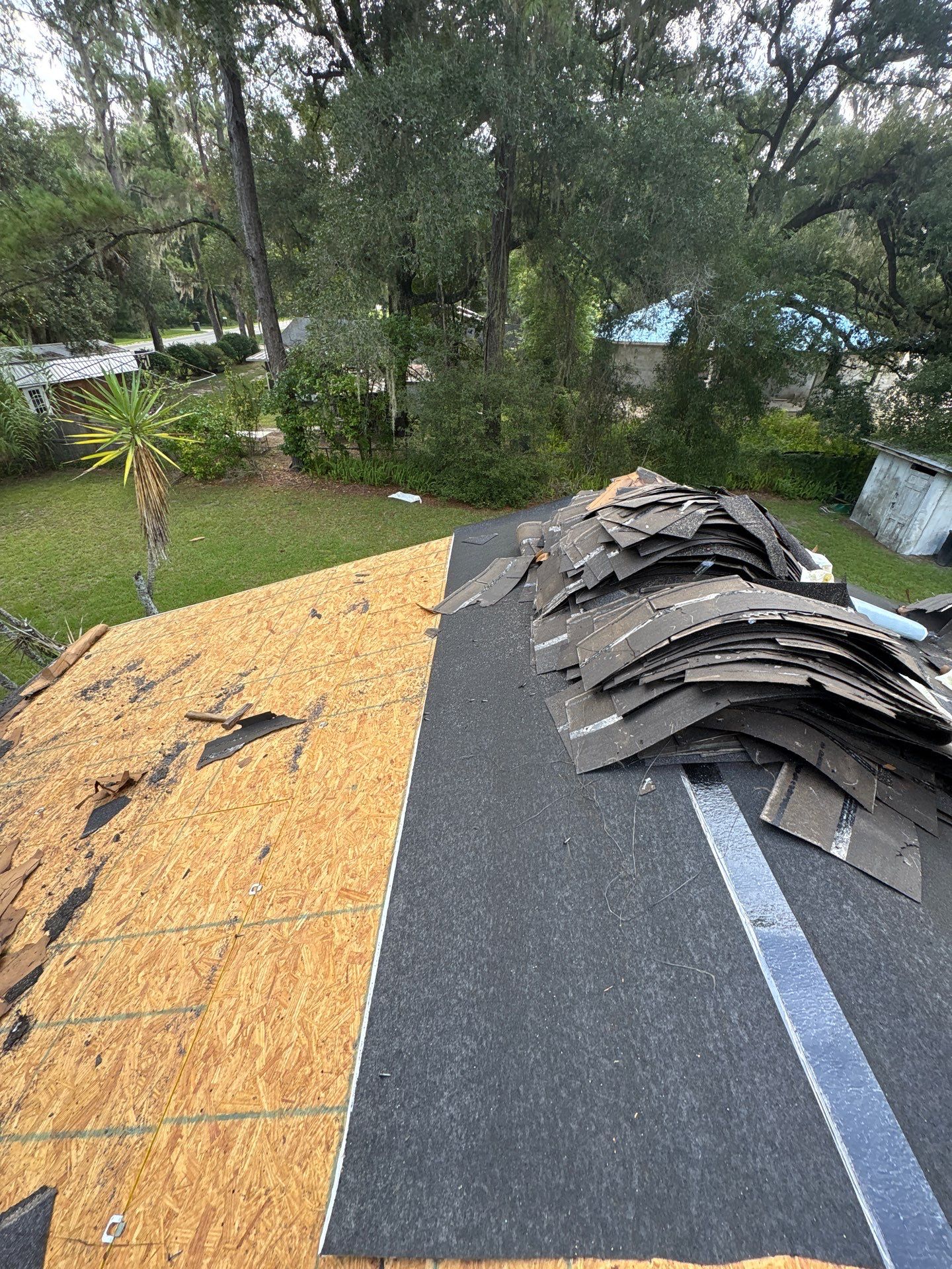 Residential Roof Replacement and Decking Repair in Ocala, Florida by Pinnacle Roofing Group