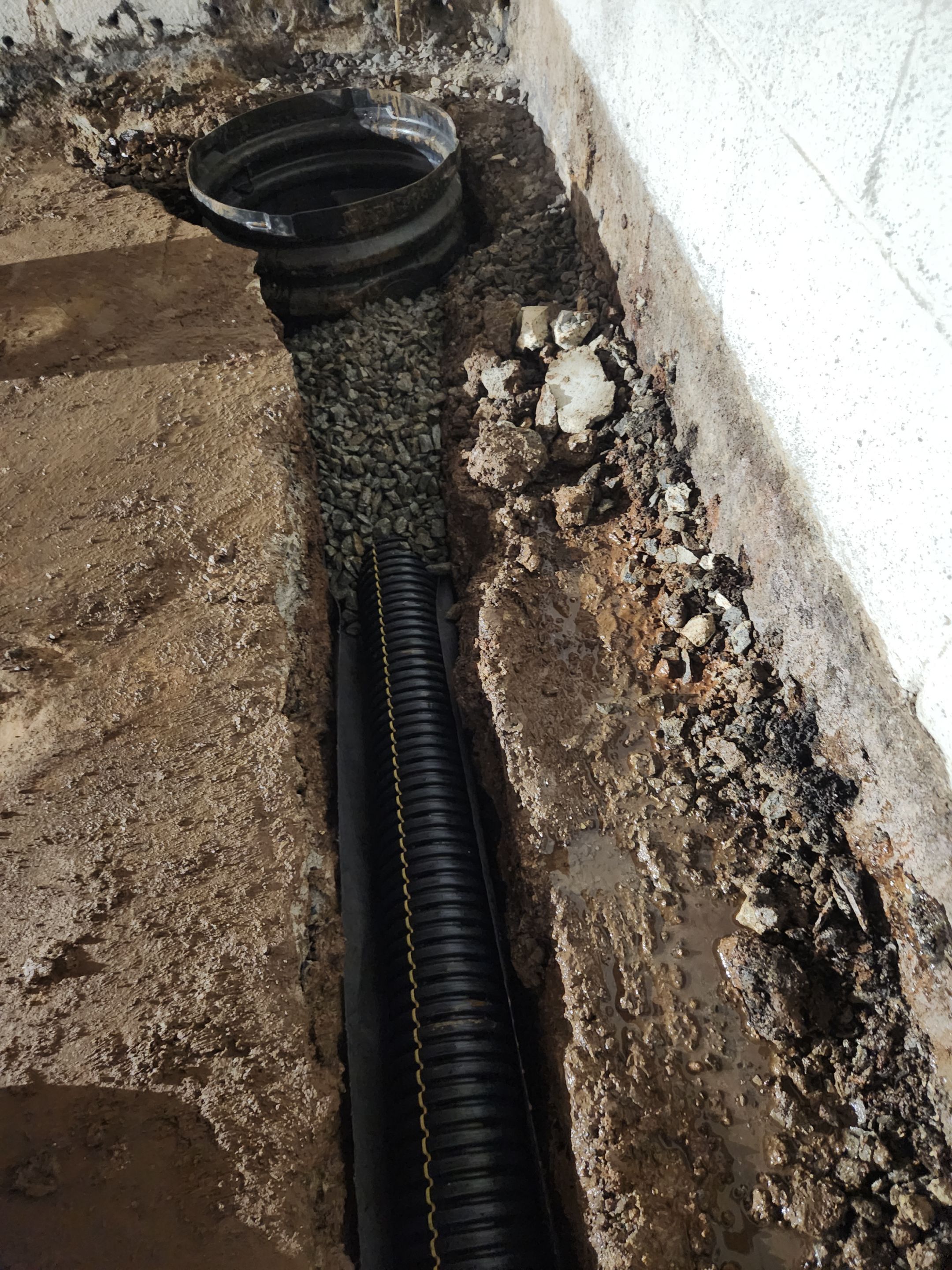 Interior French Drain in Pine Brook NJ by Pure Service Pro, LLC 