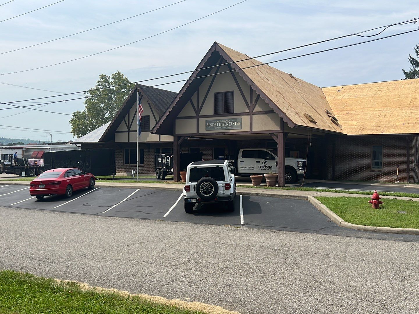 Commercial Roofing Installation using Owens Corning, Painting, Fascia Repair by Storm Contracting 