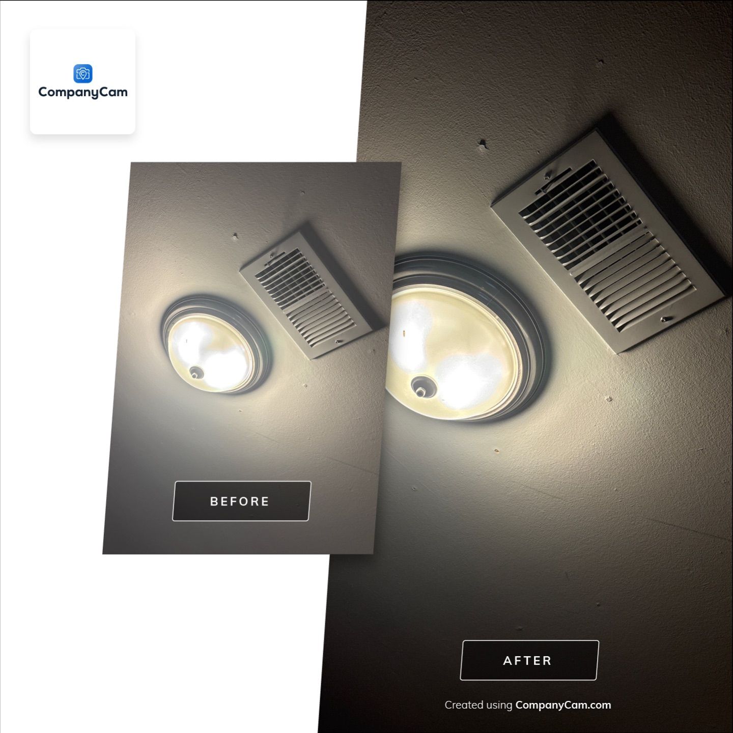 Interior Ceiling and Drywall Repair in Denver by CompanyCam Sales Demo