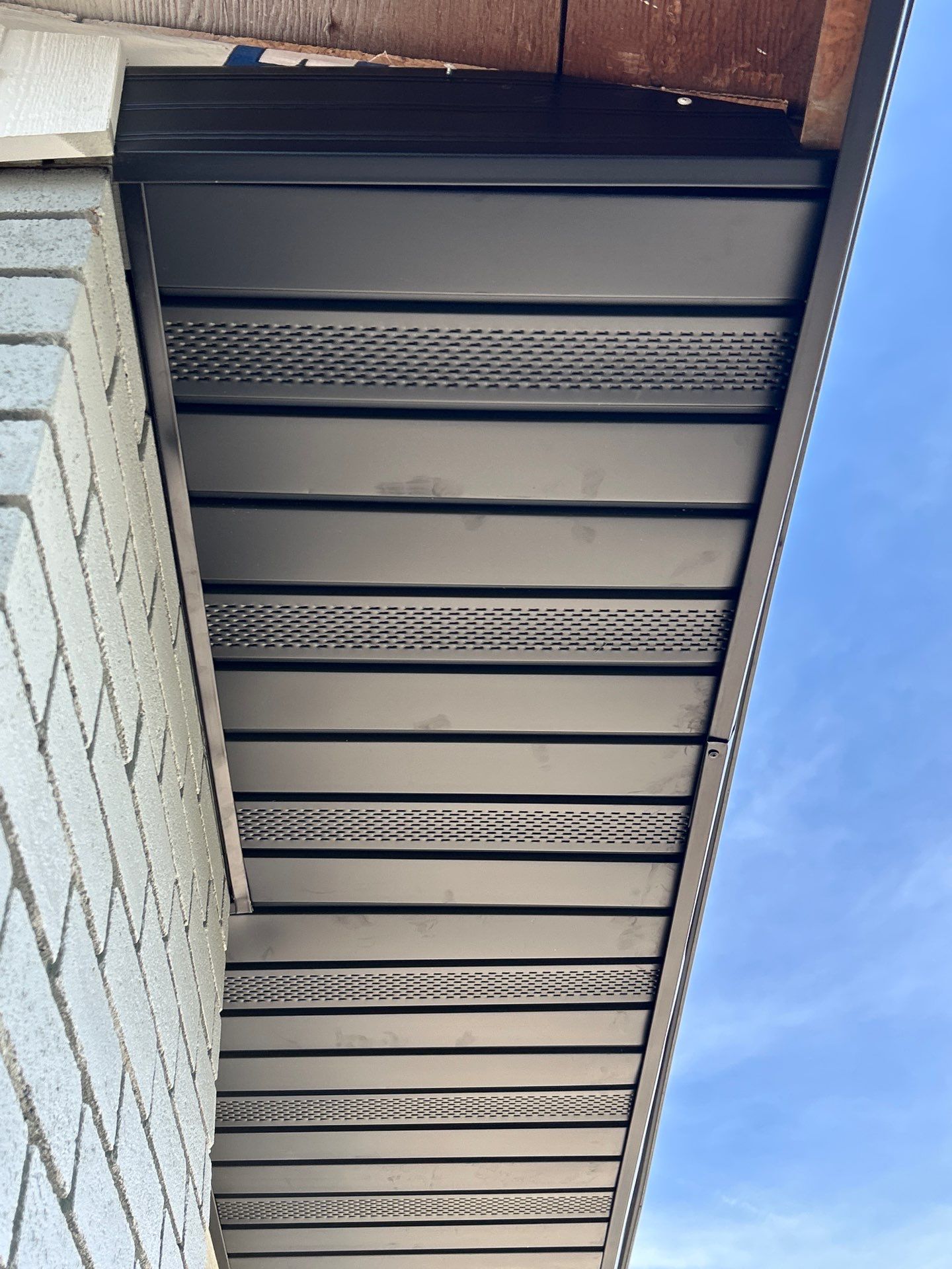 Project in Taylorsville by Master Rain Gutters.
