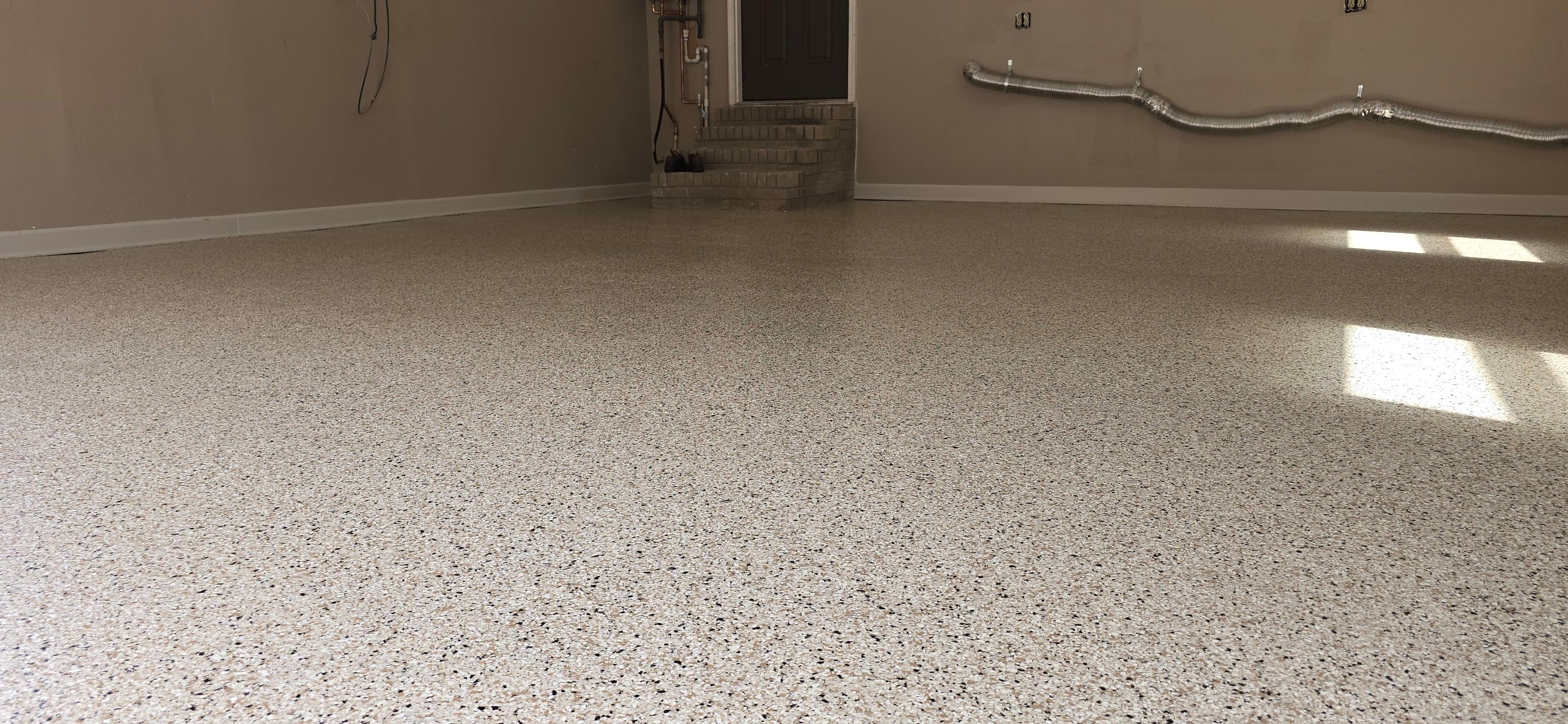 Two Garages Completed Using Shoreline by Elite Floor Solutions