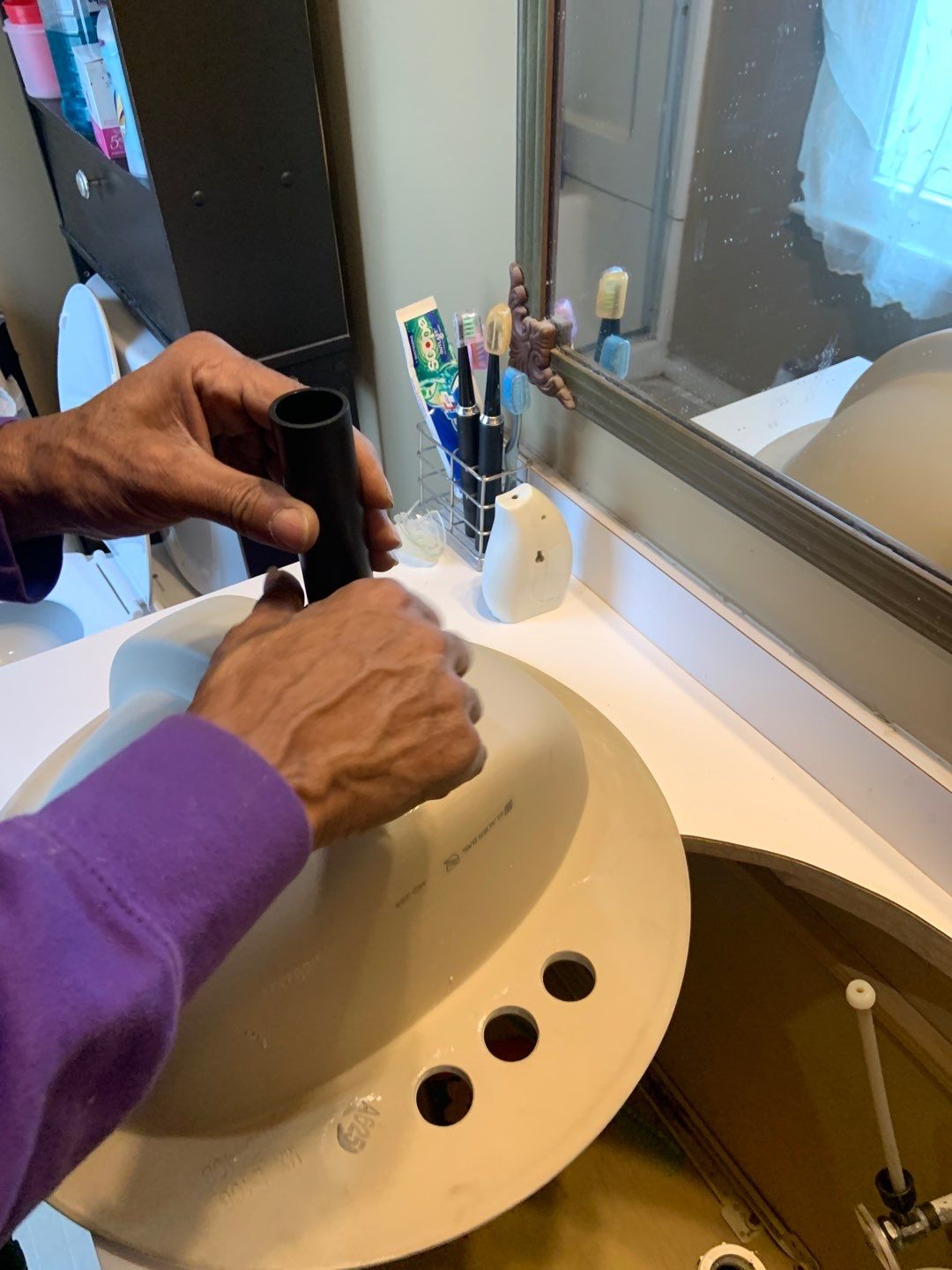 Bathroom Sink Install using Sink by A1 NERDY HOMES LLC