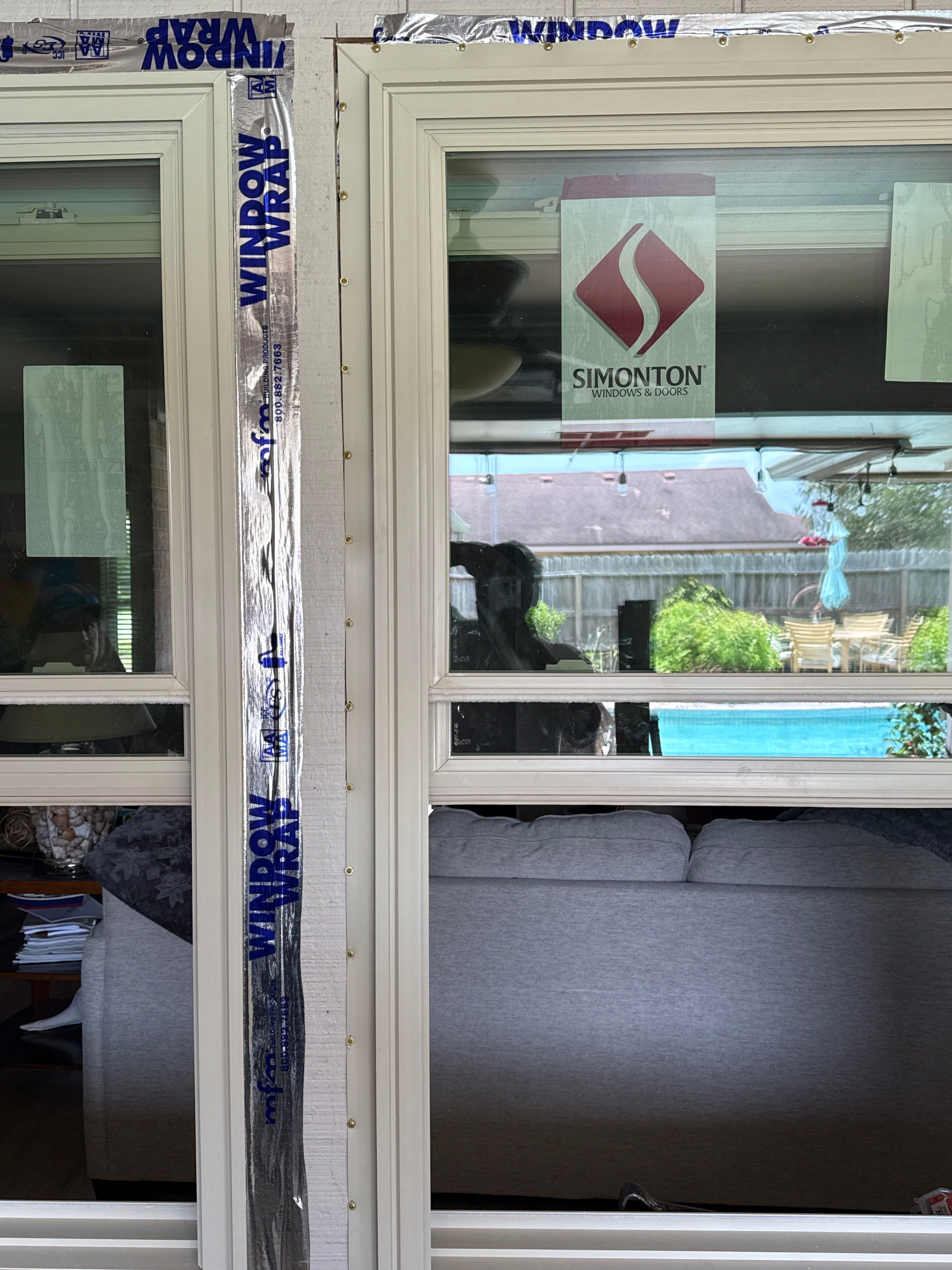 Impact windows brick install by Bayfront Roofing and Construction
