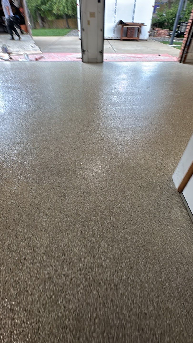 Garage + Porch Project in Pittsburgh by Floors in a Day, Inc