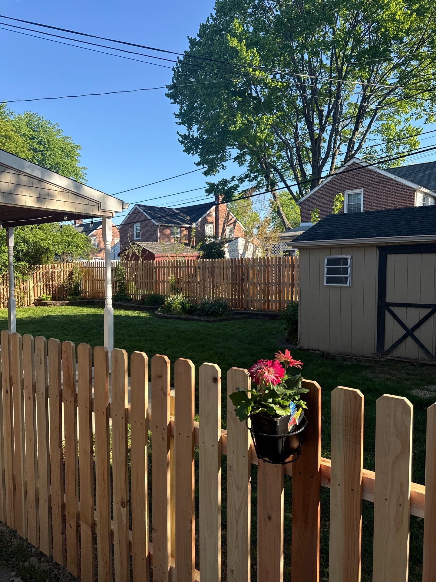 Project in Springfield, PA by Jensen Fencing