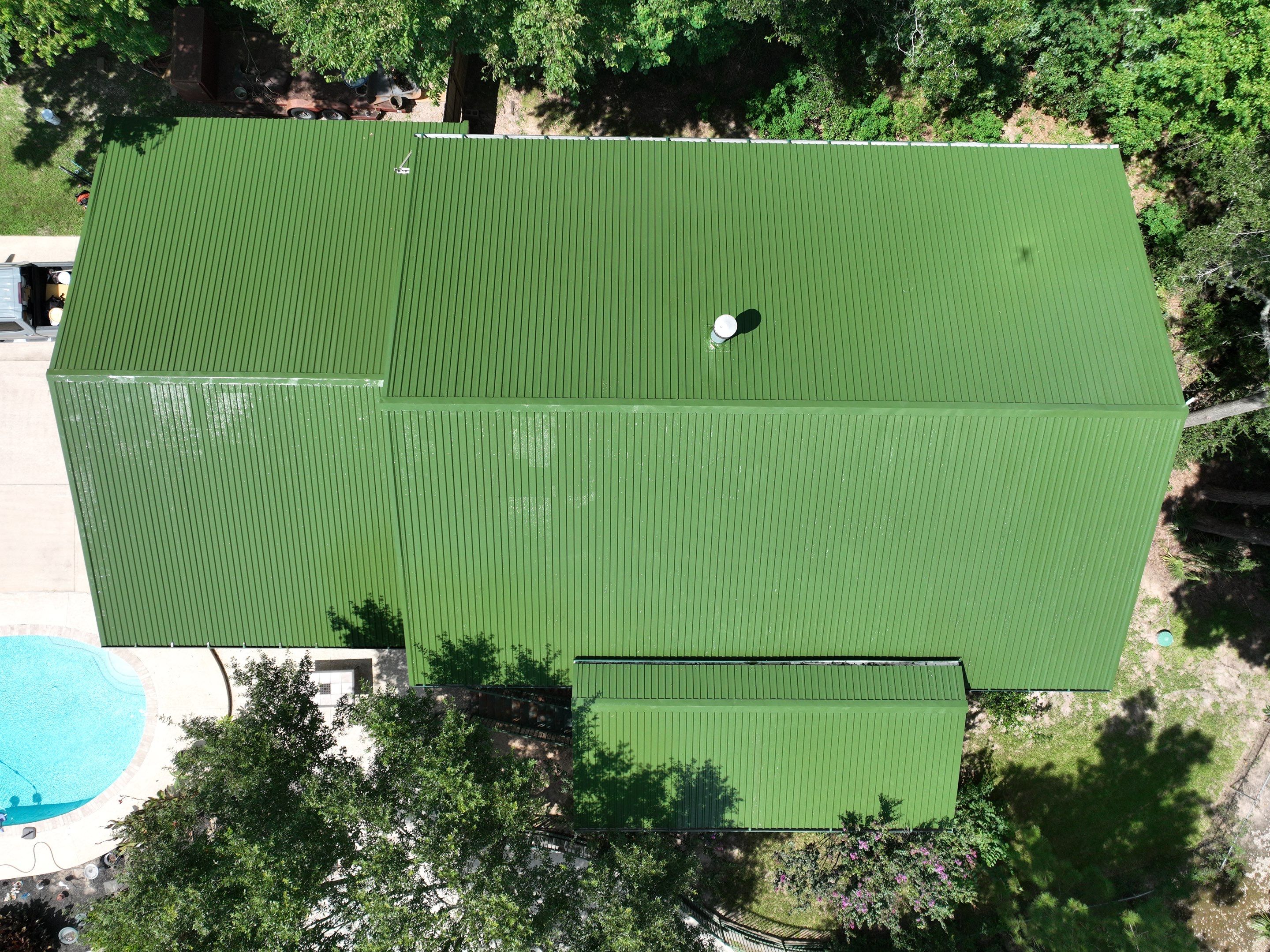 Metal Roof Coating by Roof Concepts Construction