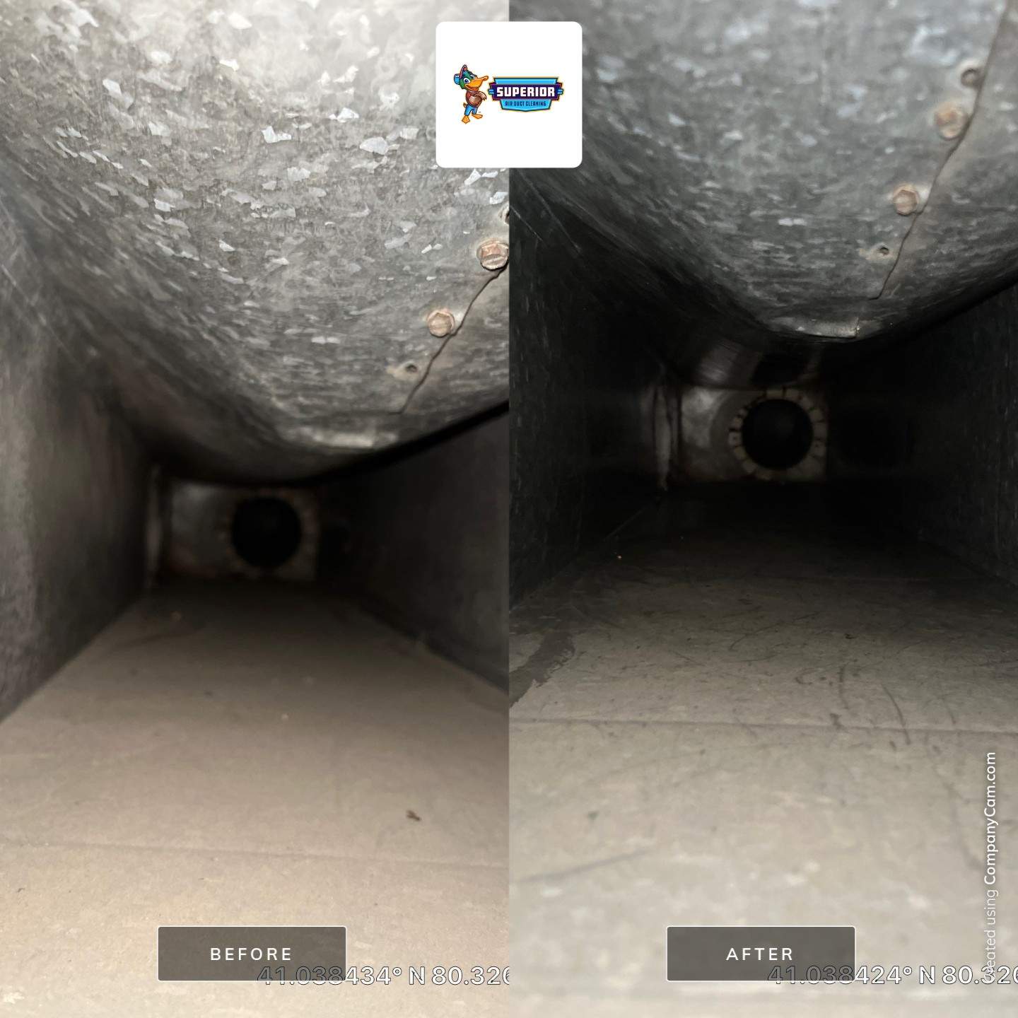 Air Duct Cleaning With a Vacuum Truck in New Castle, PA by Superior Air Duct Cleaning