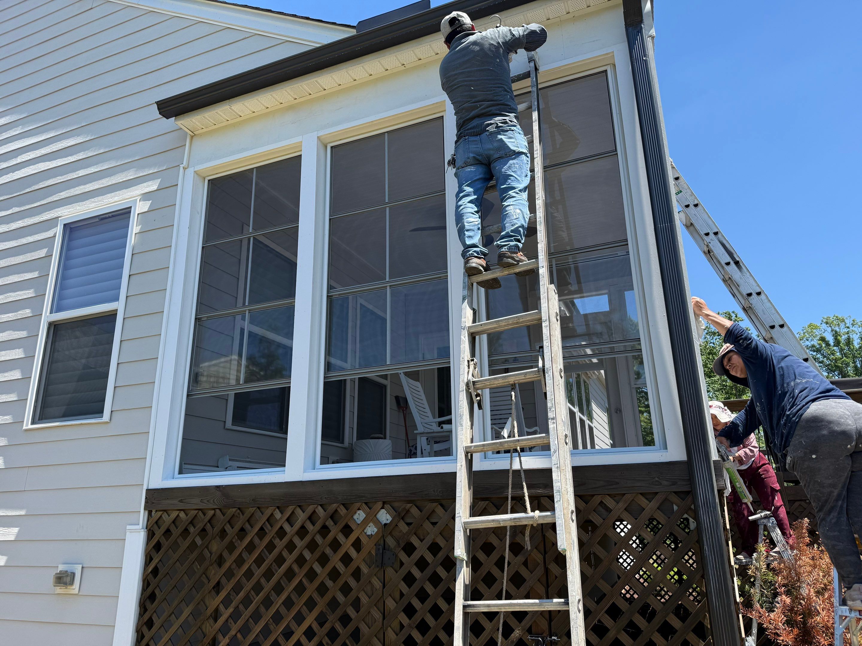 Custom Screen Porch and Deck Enclosure in Wake Forest by The Remodeling Company