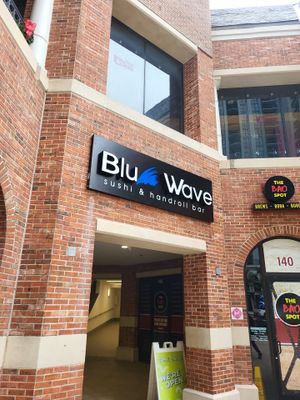 Channel Letters for Blue Wave Sushi