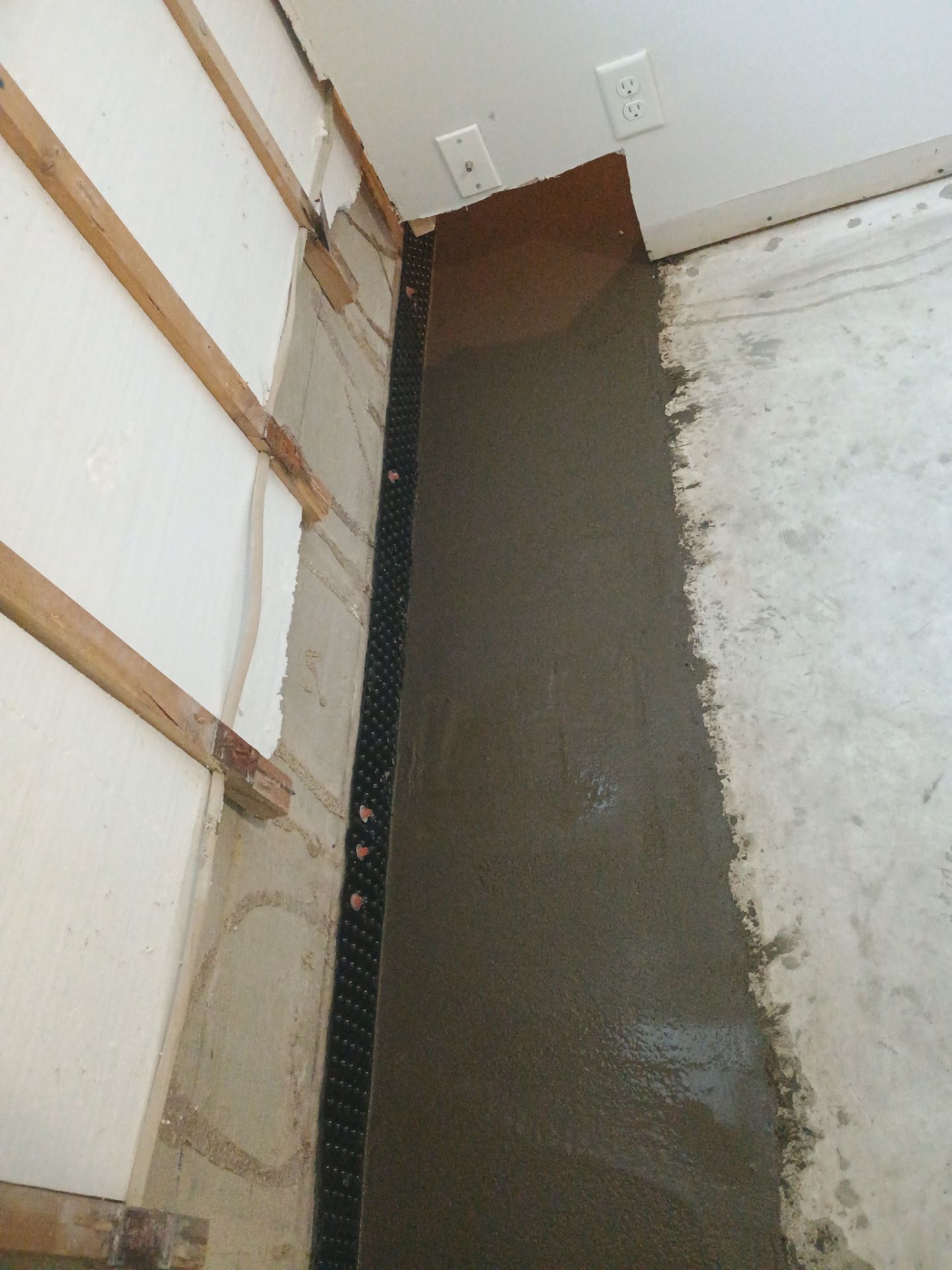 Drain tile for Kael in New Brighton by Waterproofing Northeast