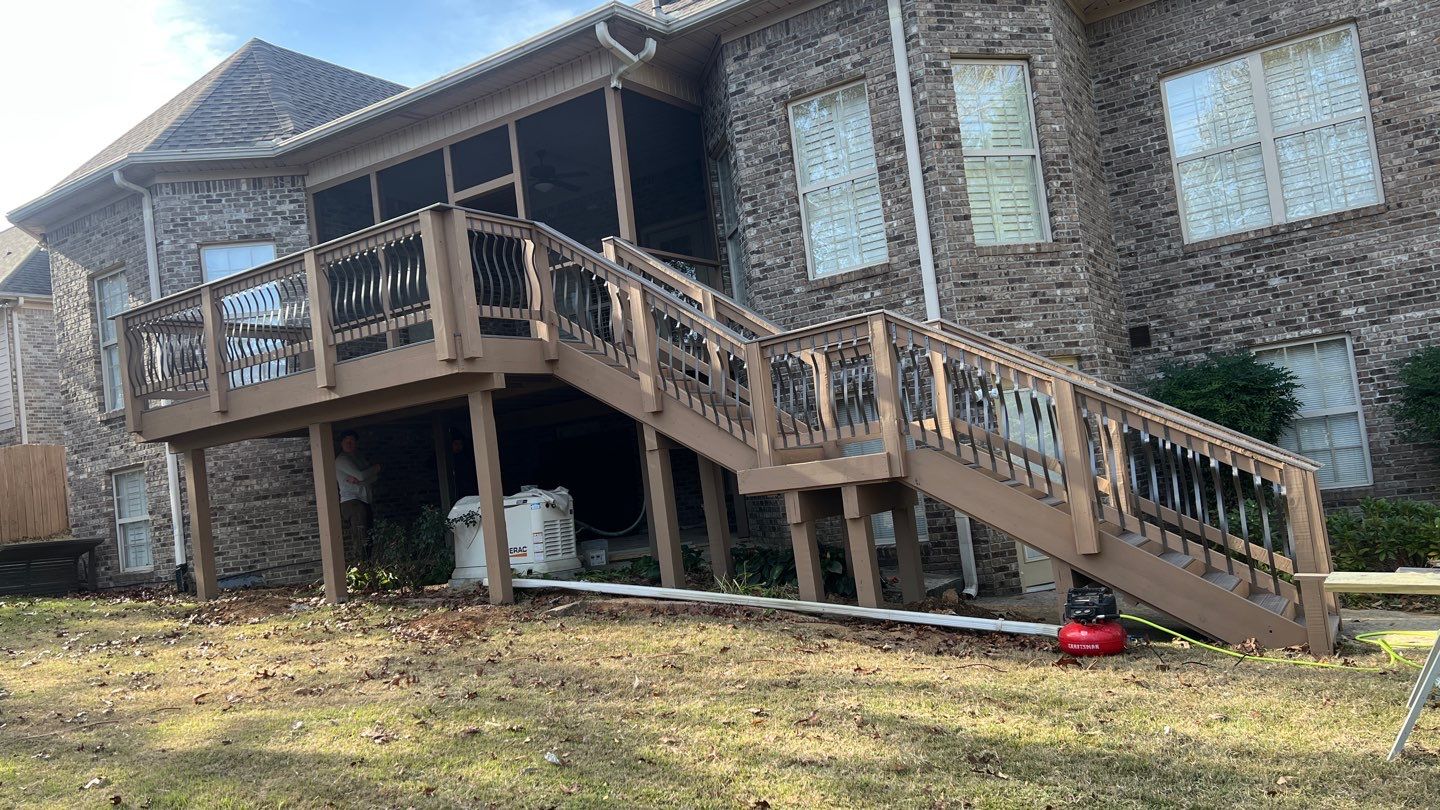 Timber Lake - Deck / Screened Porch by Pillar and Pine