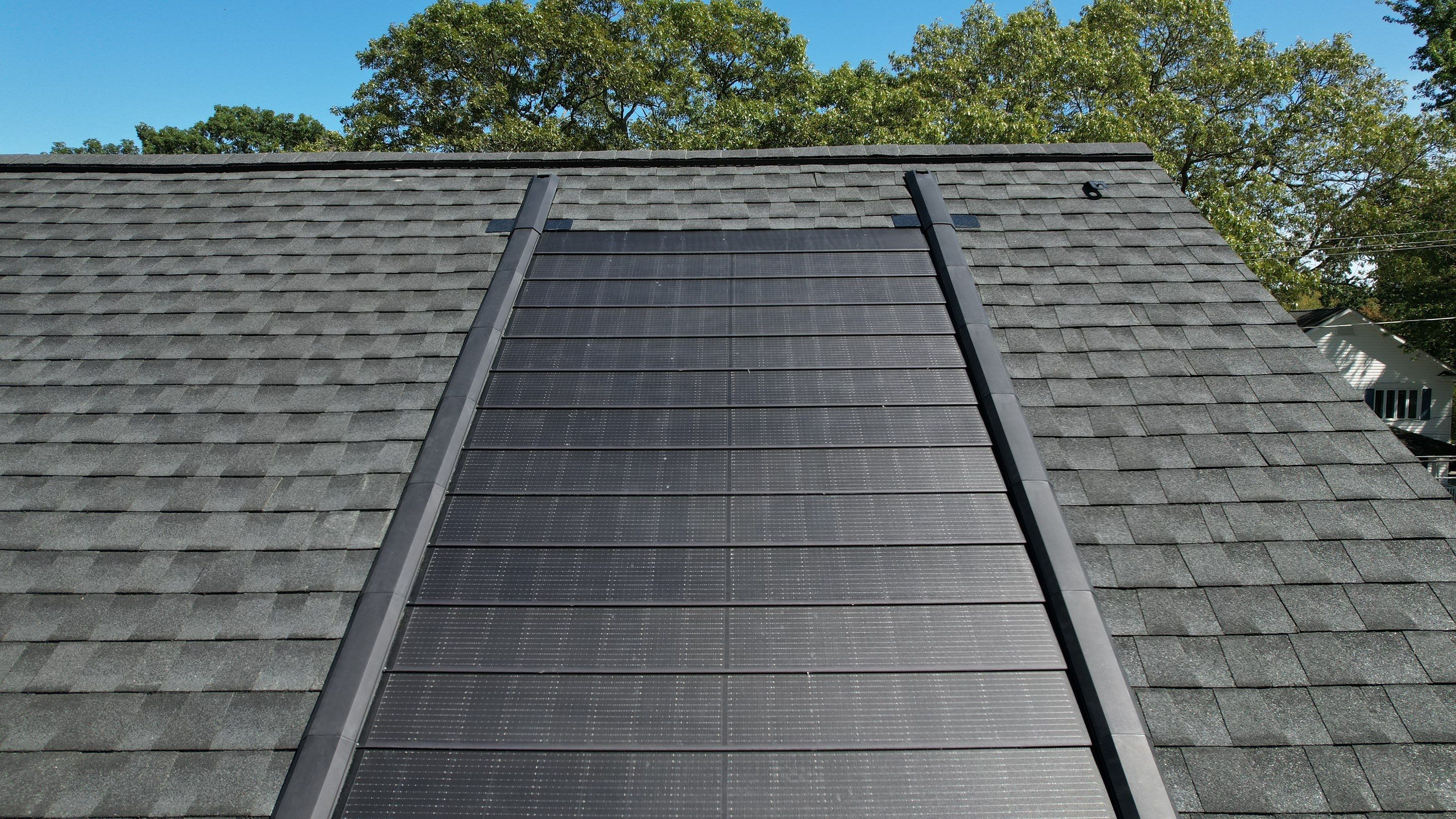 Where integrity meets innovation: Our very first installation of GAF energy timberline solar shingles by DiGiorgi Roofing and Siding Inc