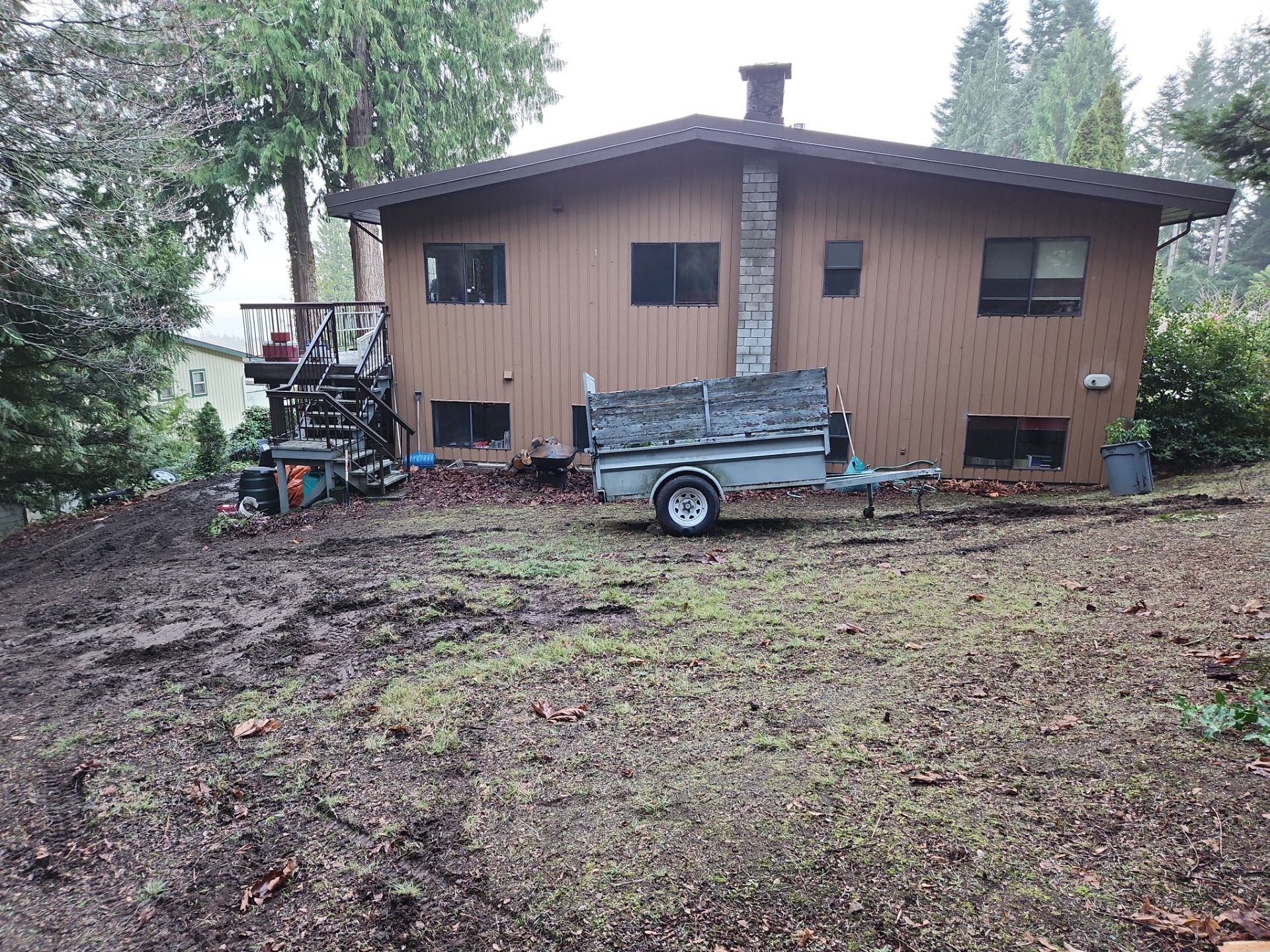 Complete Backyard Transformation with Eco-Lawn, Xeriscape, and New Chain Link Fence Installation by Habanero Garden and Exterior Care