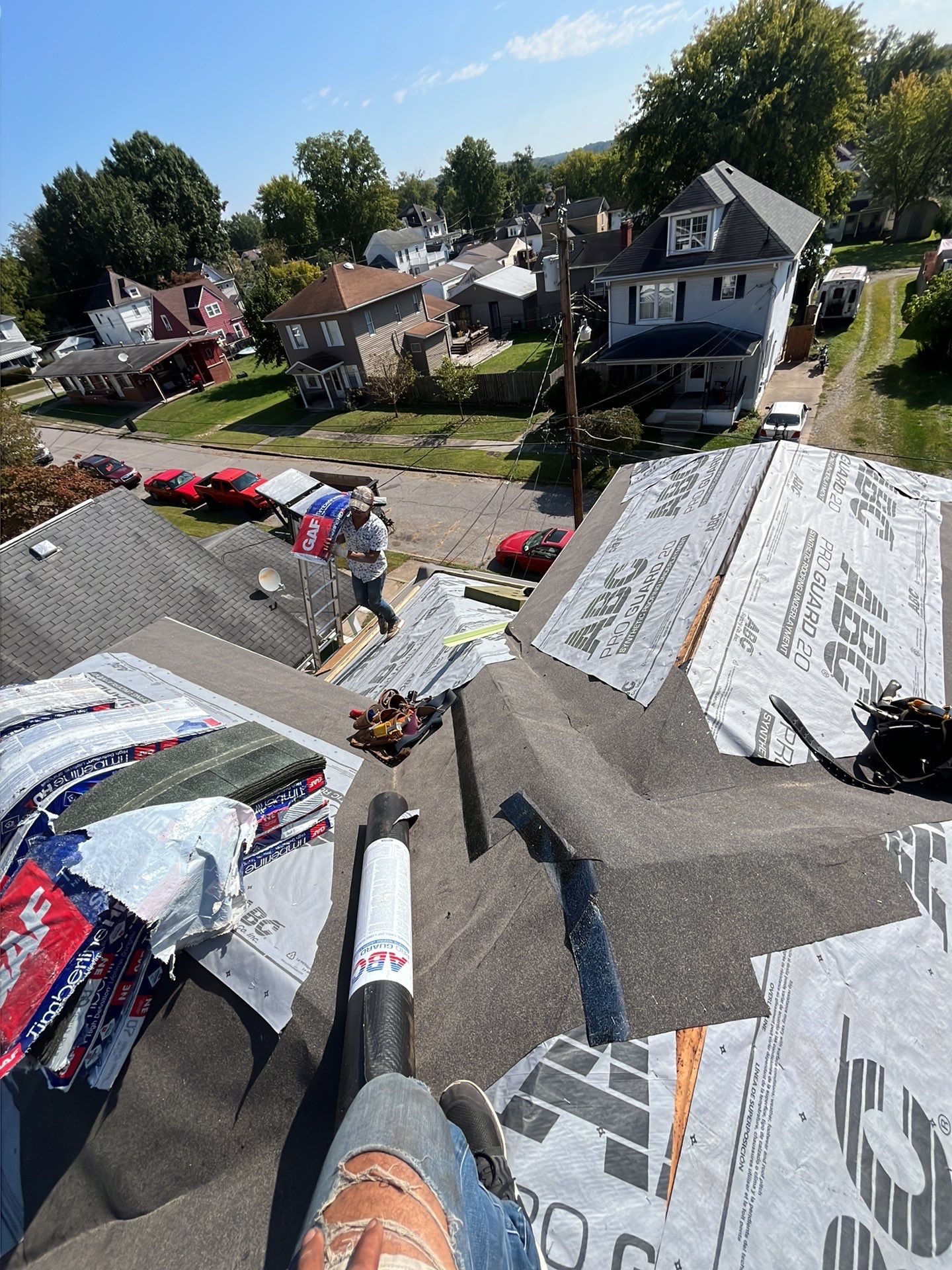 Residential Roofing Installation using Timberline HDZ by Rainstoppers Roofing