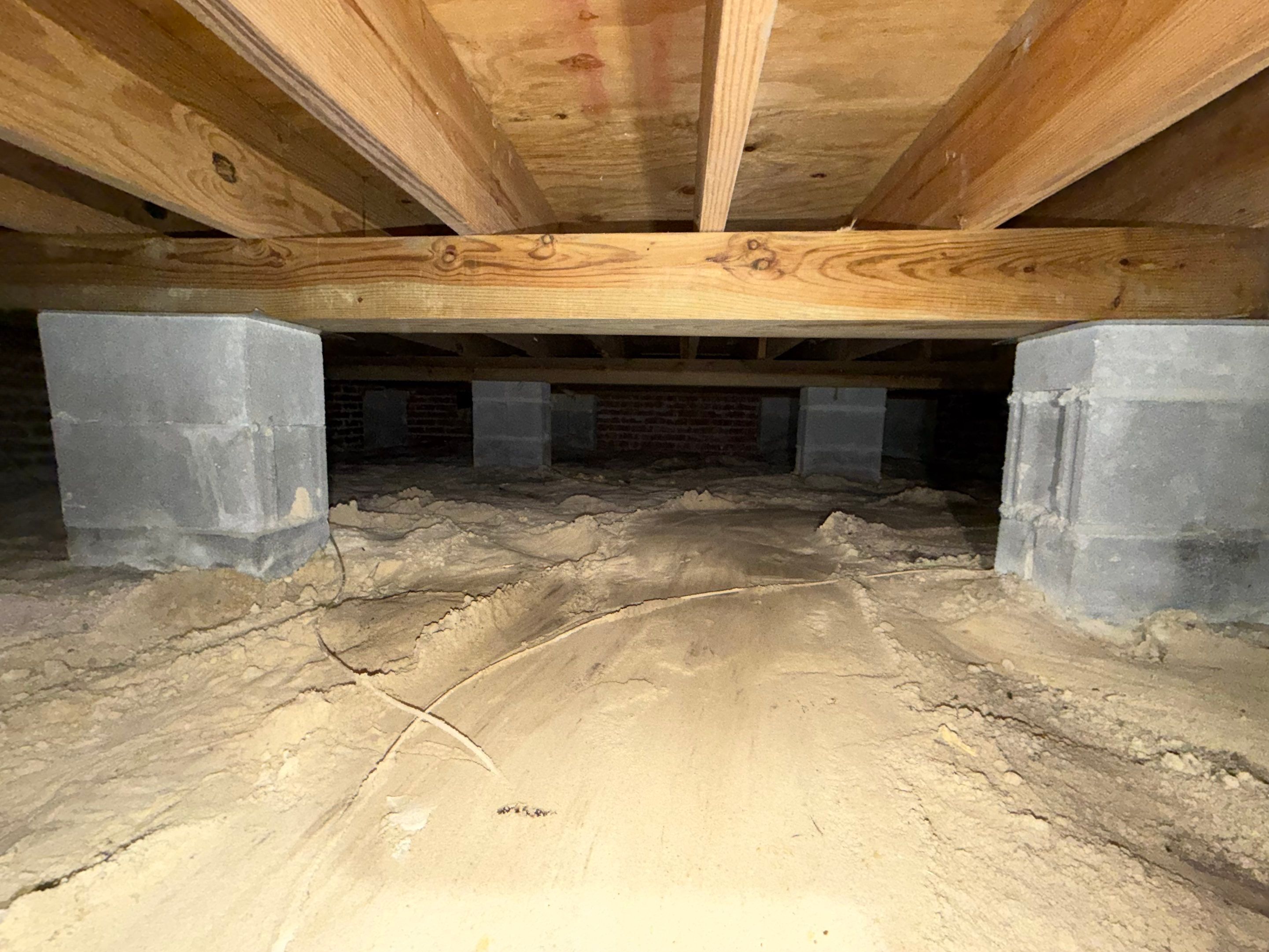 Project in Portsmouth by Patriot Crawl Space Repairs