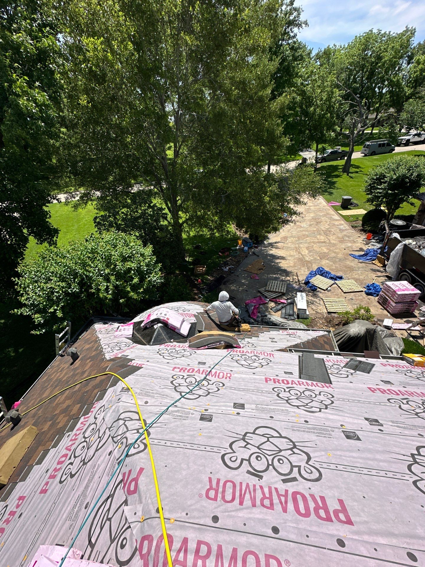 Project in Montgomery by Motion Roofing