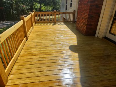Deck using Wood Sealant