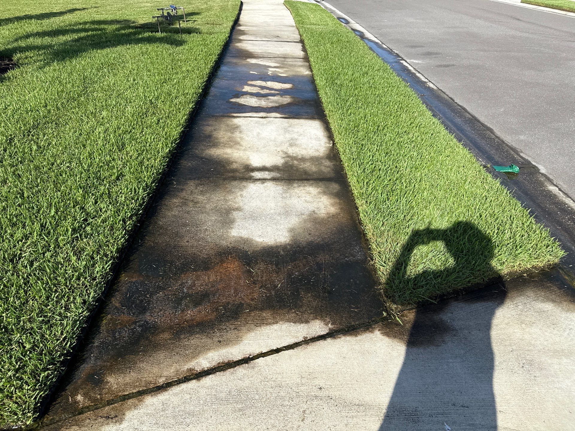 Concrete Driveway & Sidewalk Cleaning — Canoe Creek Community, Parrish, FL by Sunshine AquaWash
