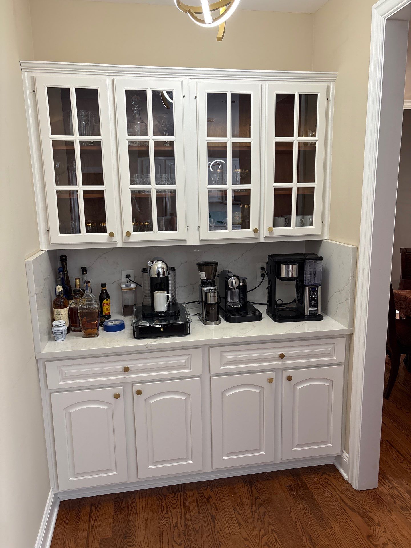 Kitchen Cabinet Refacing in Grand Blanc by Top Shelf Painter