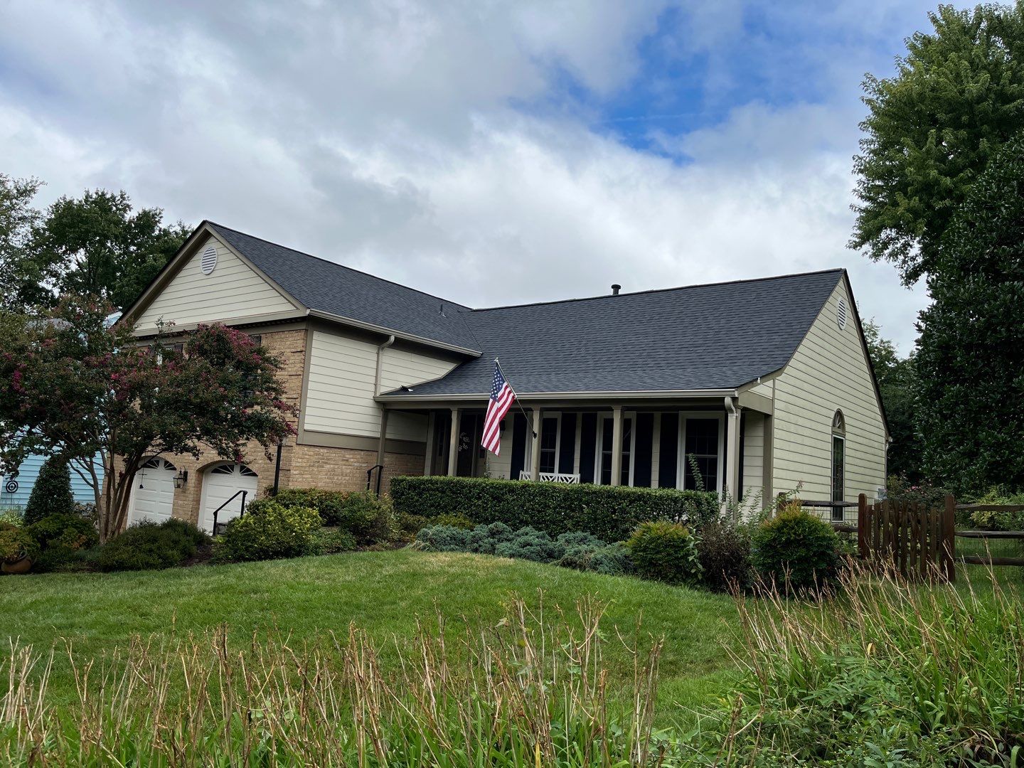 Residential Roofing Installation using Certainteed Landmark, Moire Black by RJC General Construction, LLC.