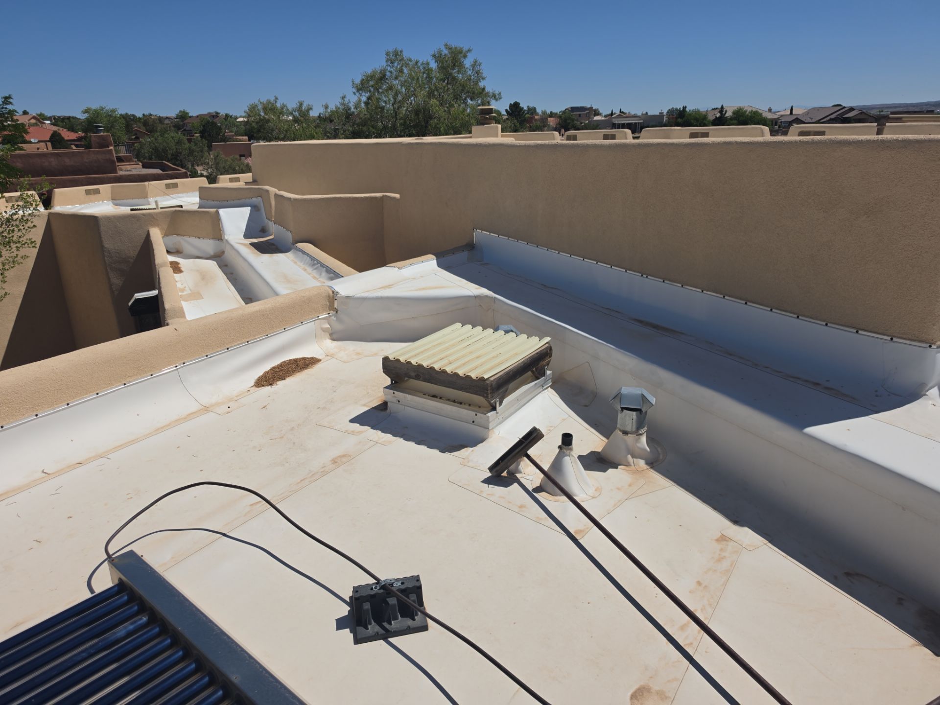 Low-e Glass Skylight Installation in Rio Rancho by Doyle Roof Masters Inc