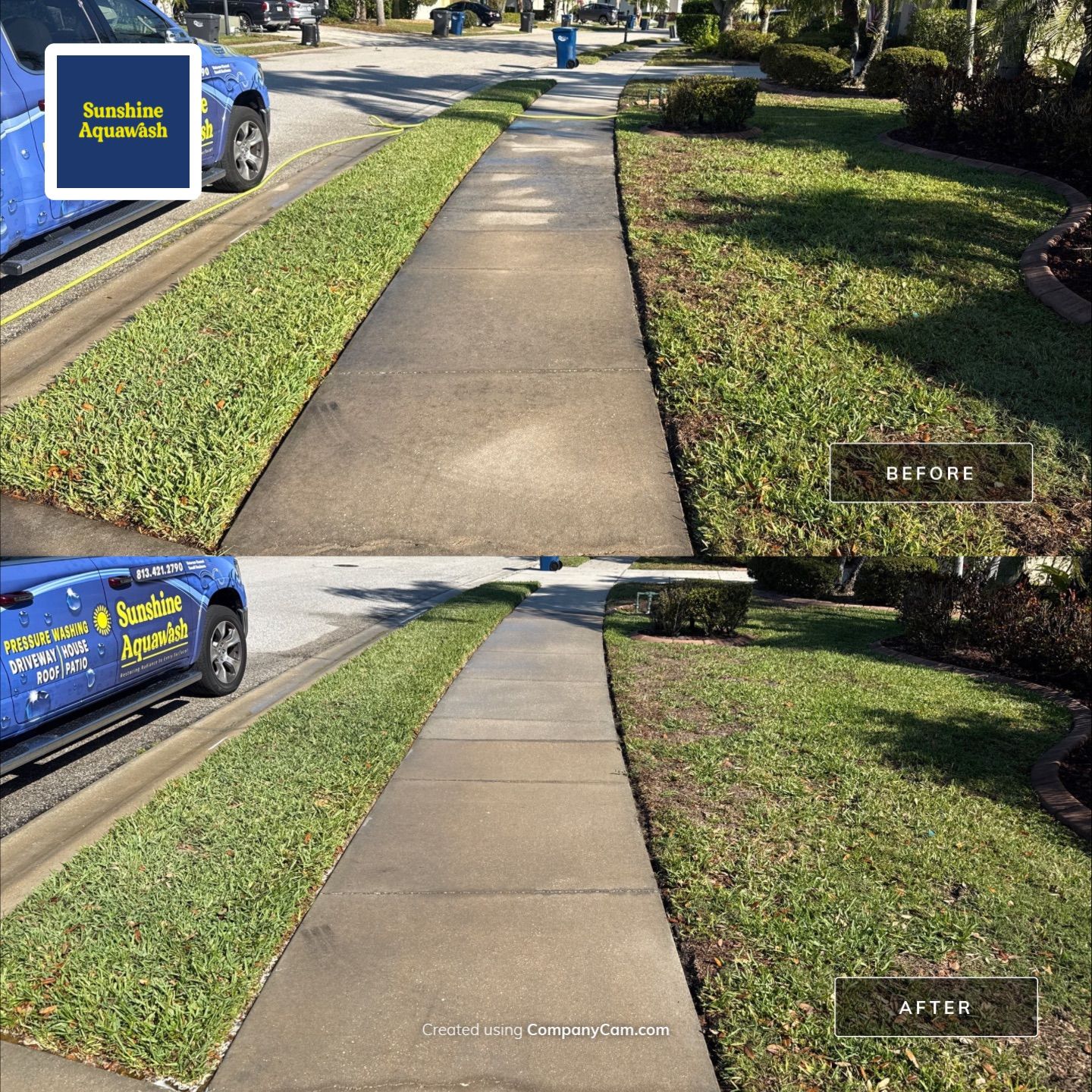 Driveway, Pool Deck & Lanai Cleaning – Heritage Harbour Golf Club, Bradenton, FL by Sunshine AquaWash