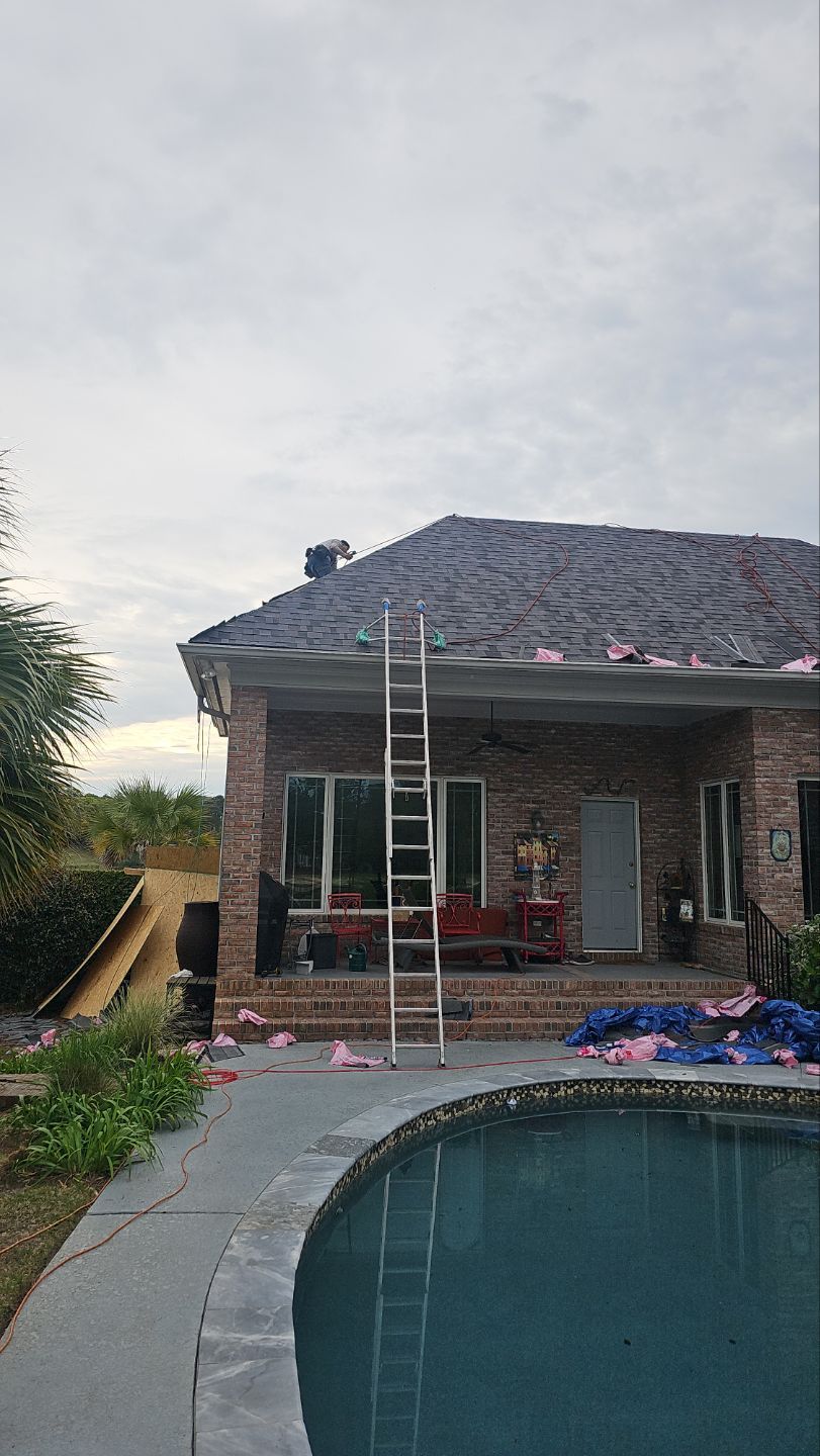 Residential Roofing Installation using Owens Corning Duration Midnight Plum by Indigo State Roofing