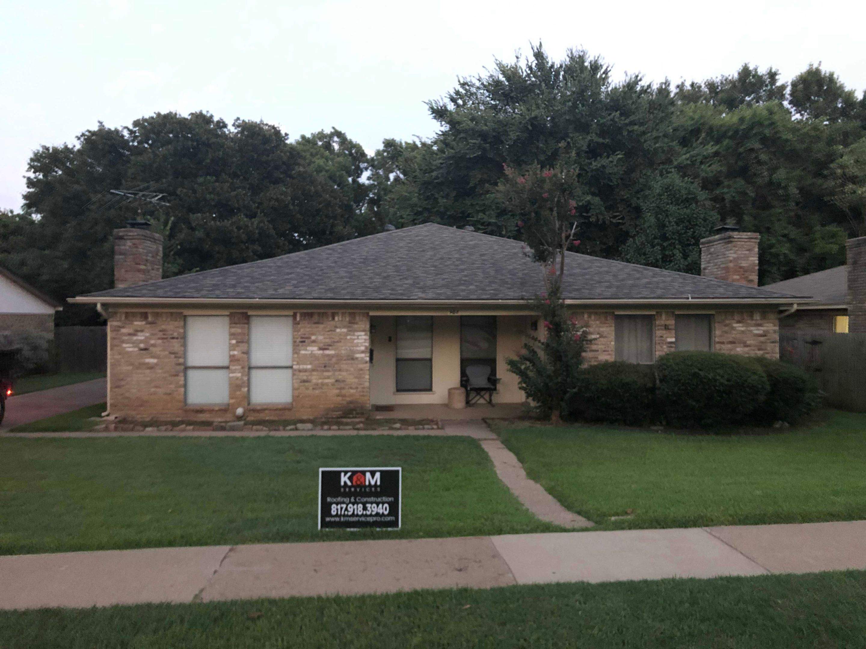 Residential Roofing Installation by K&M Services