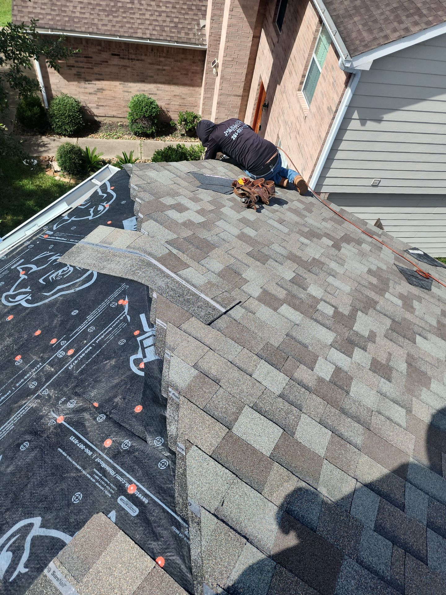 Residential Roofing Repair using Owen's Corning Duration (Lifetime) Shingles by Roof Repair Services LLC
