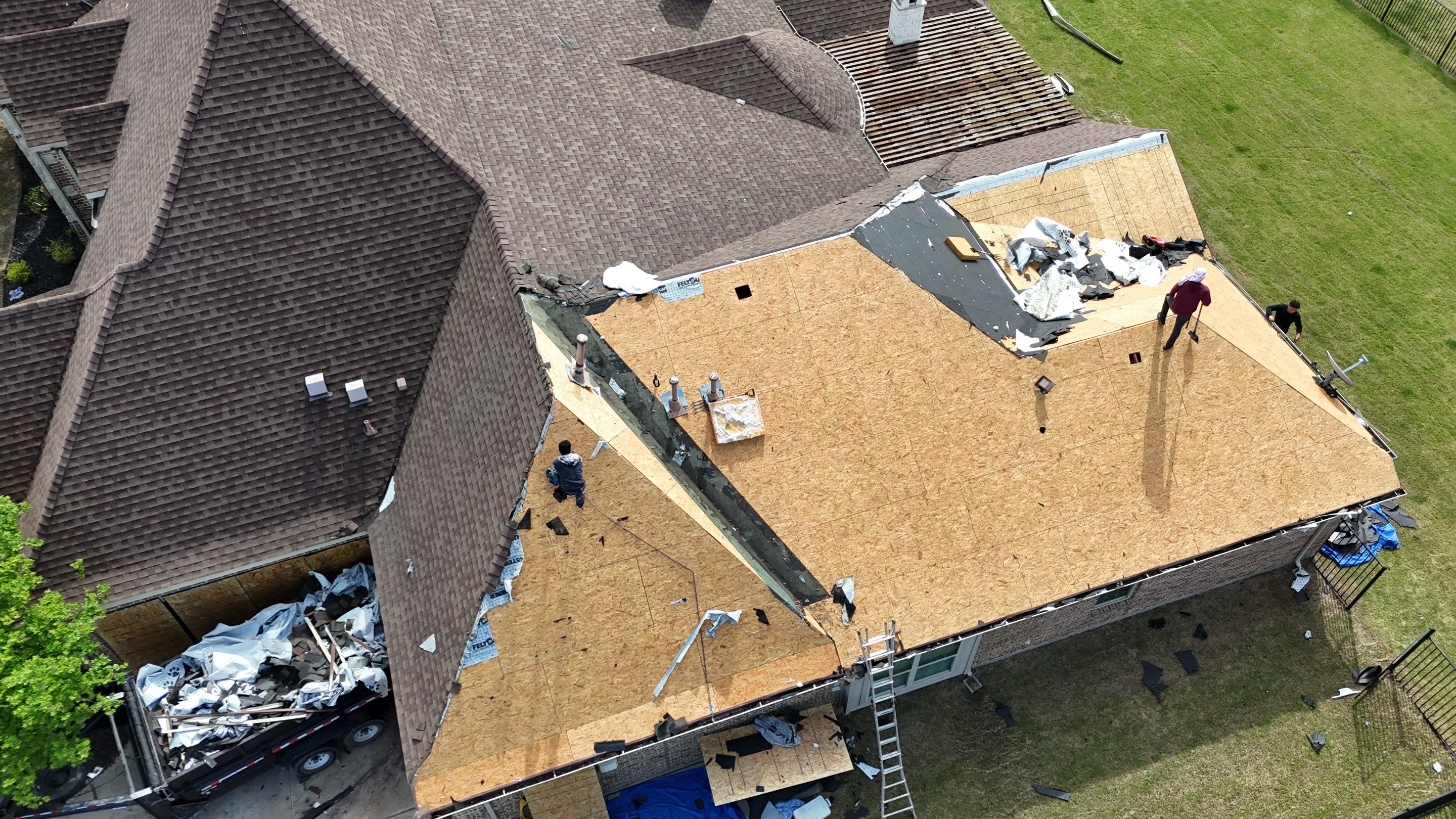 Residential Roof Replacement, and Full Exterior Restoration Wylie, Texas by Springtree Restoration 