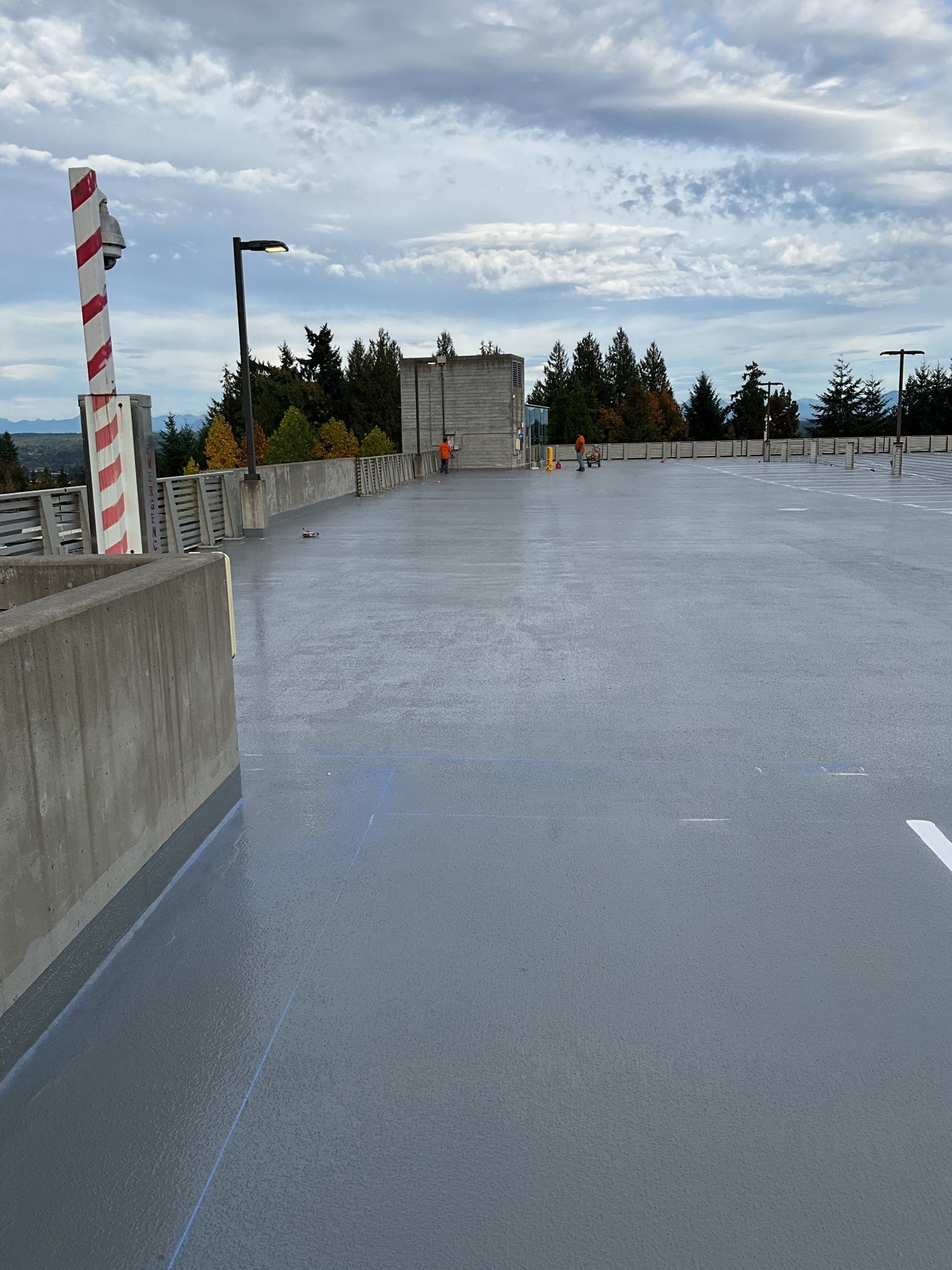 Corti Construction | Striping for Concrete Parking Lot by Jireh Asphalt & Concrete Inc 