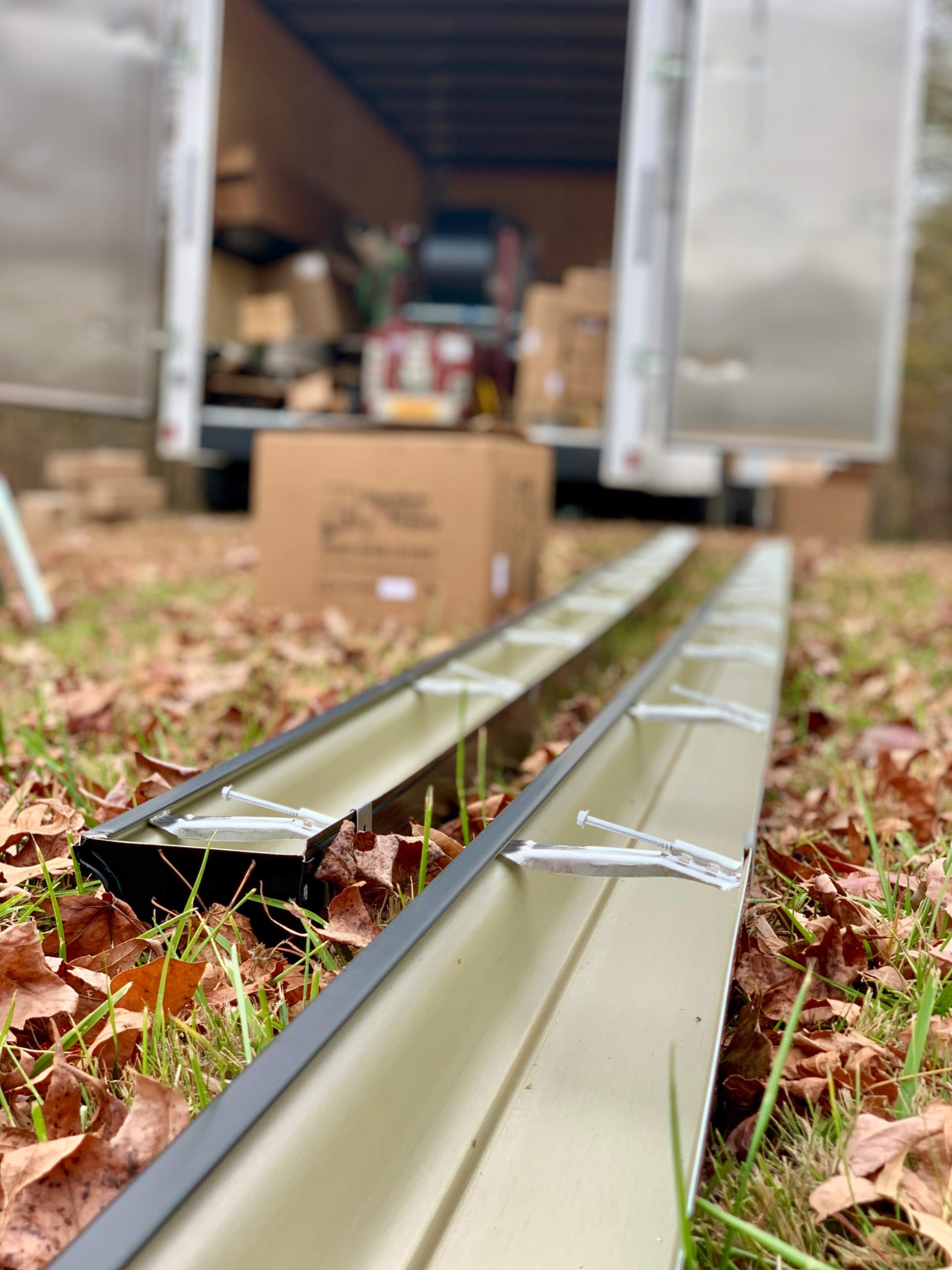 Gutter Installation using 5" Seamless Gutters by Matter Construction, LLC
