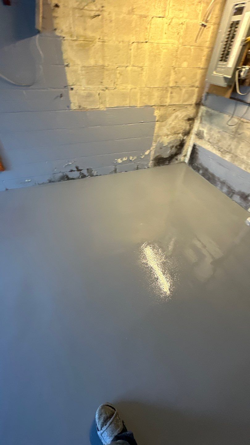 Basement + Garage Project in Pittsburgh by Floors in a Day, Inc